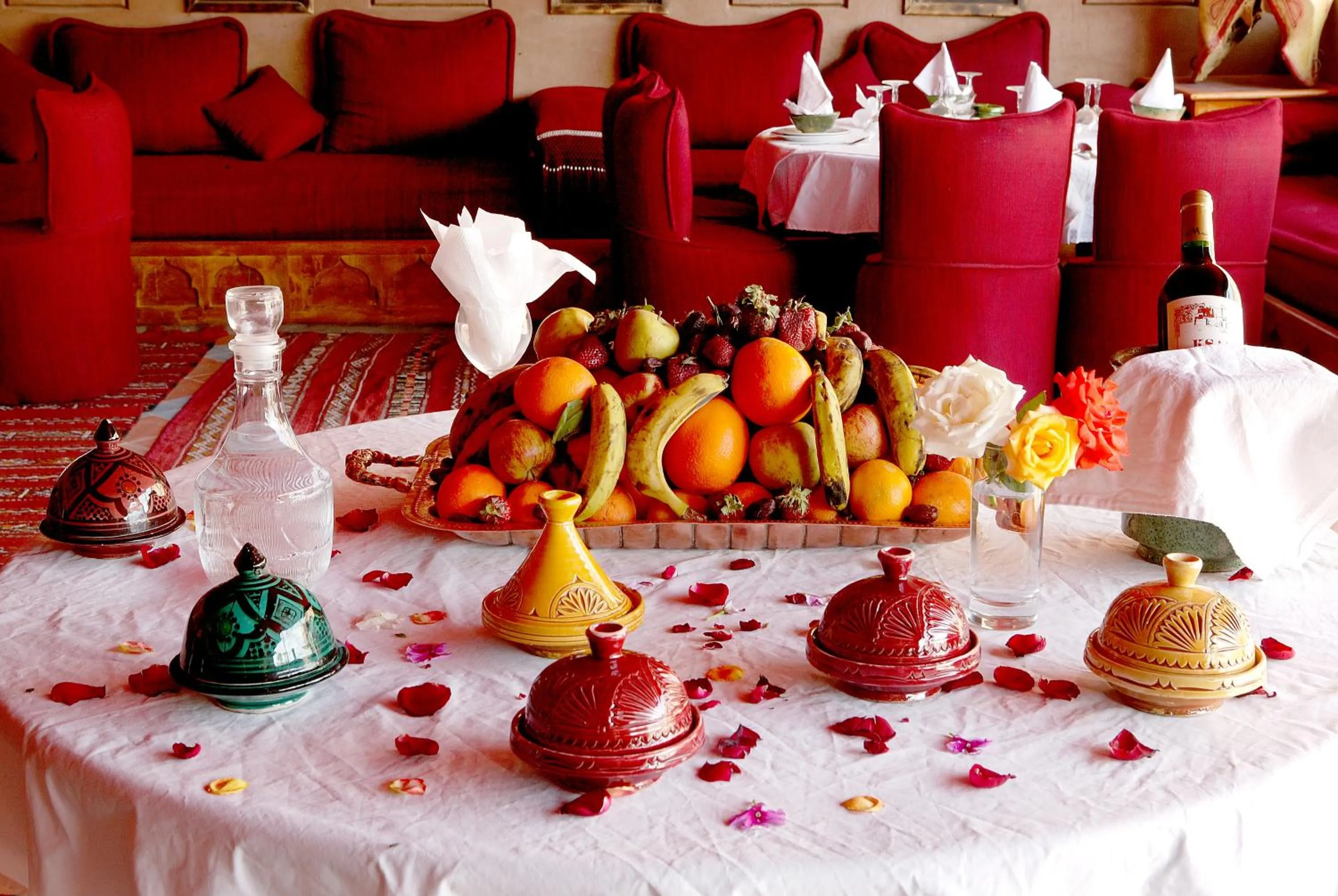 Restaurant/places to eat in Chez Le Pacha - Authentic Sahara Hotel Mhamid