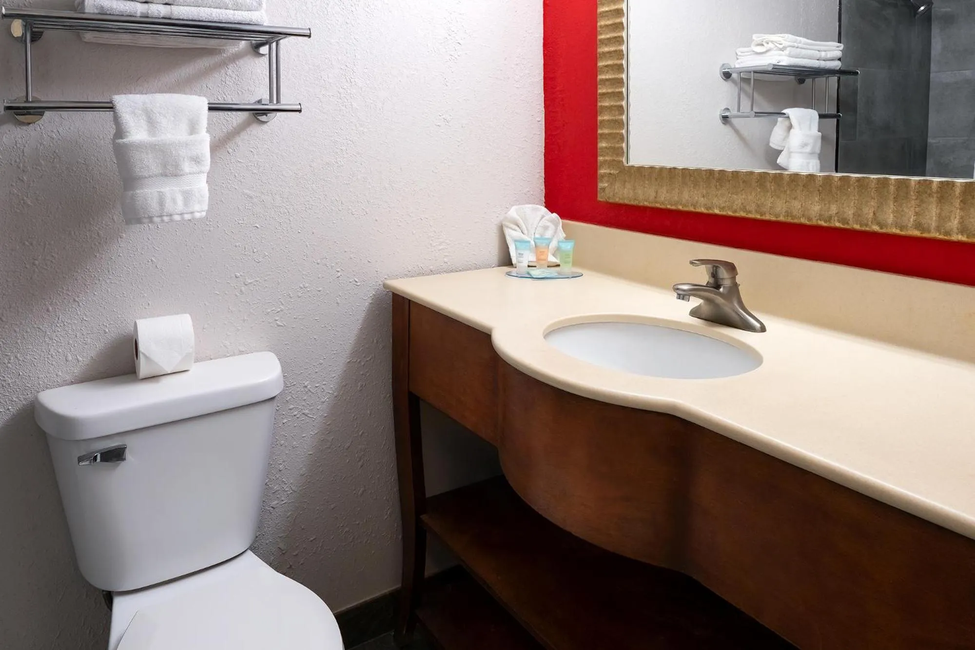 Toilet in American Inn & Suites