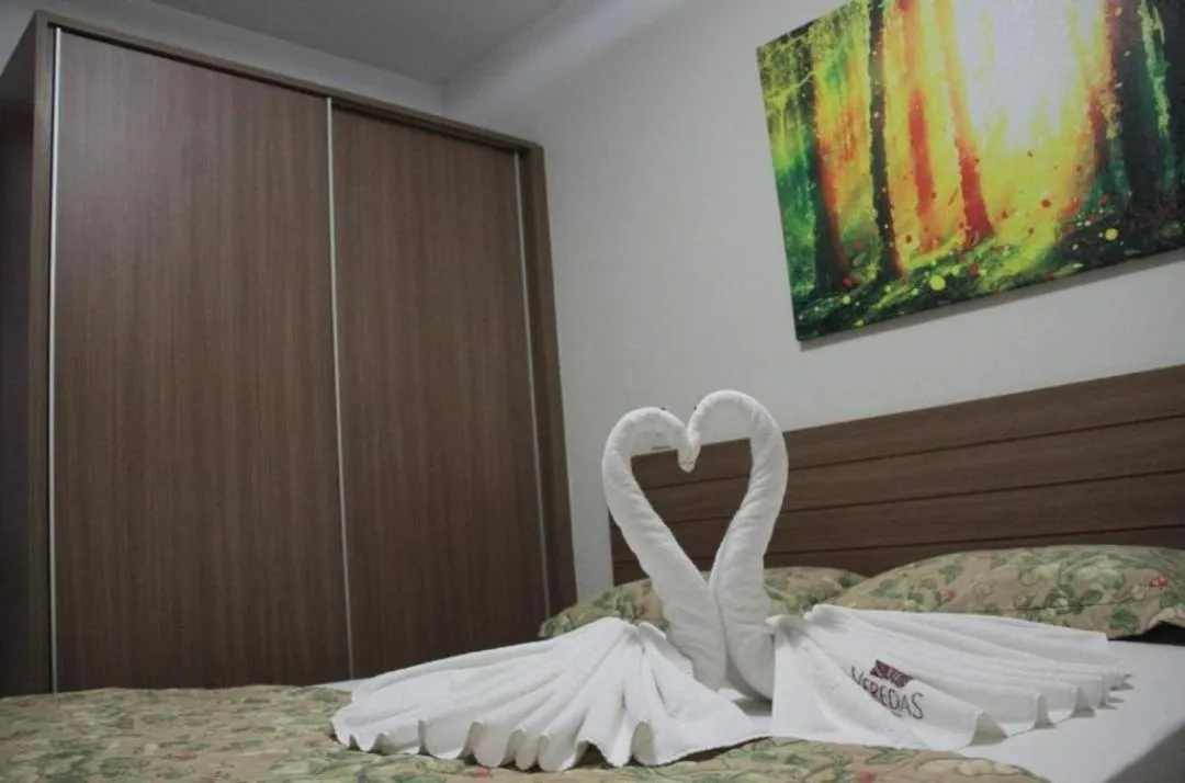Bed in Veredas do Rio Quente Hotel Service