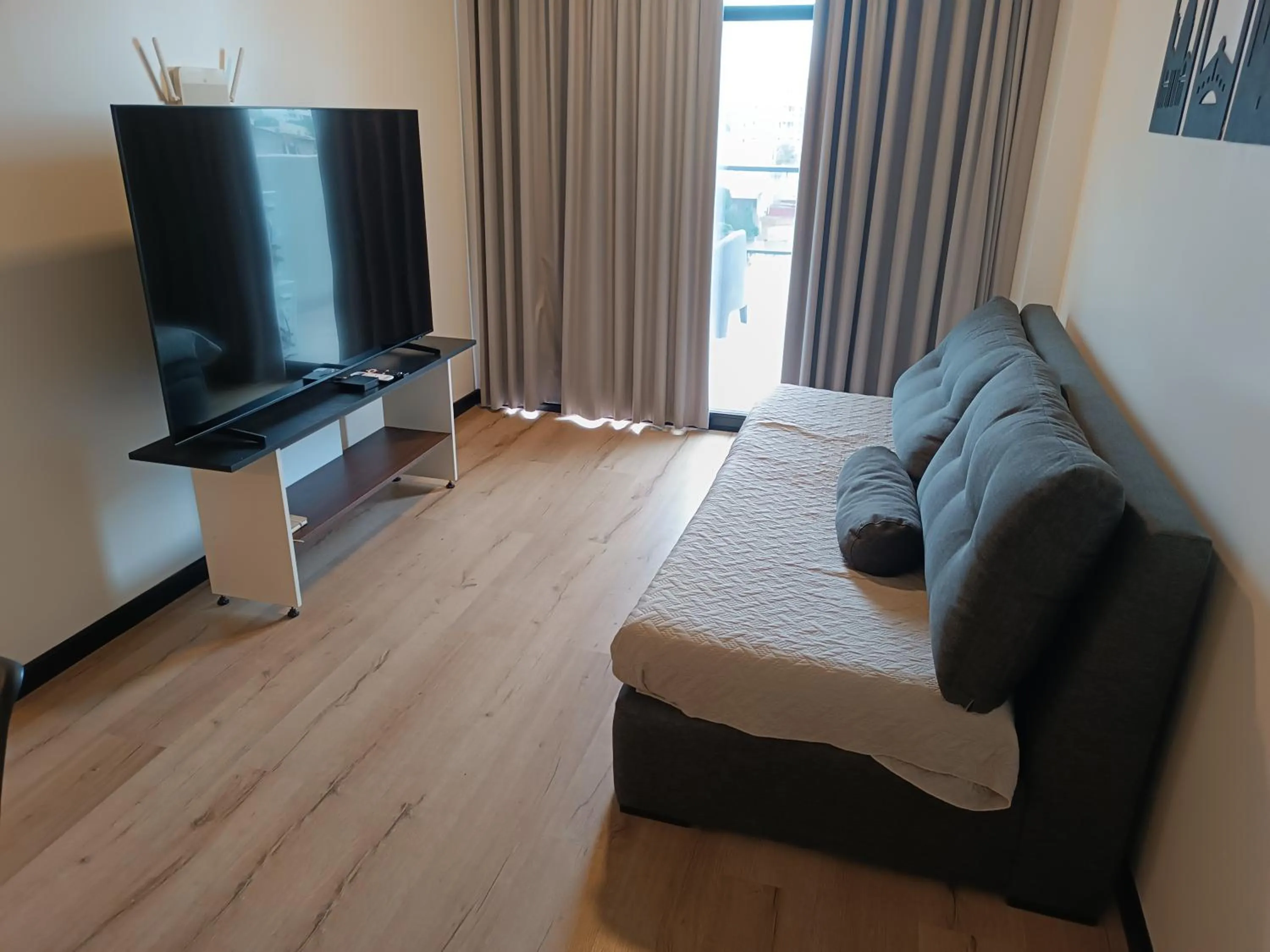 Living room in Distrito A FMA-Coliving