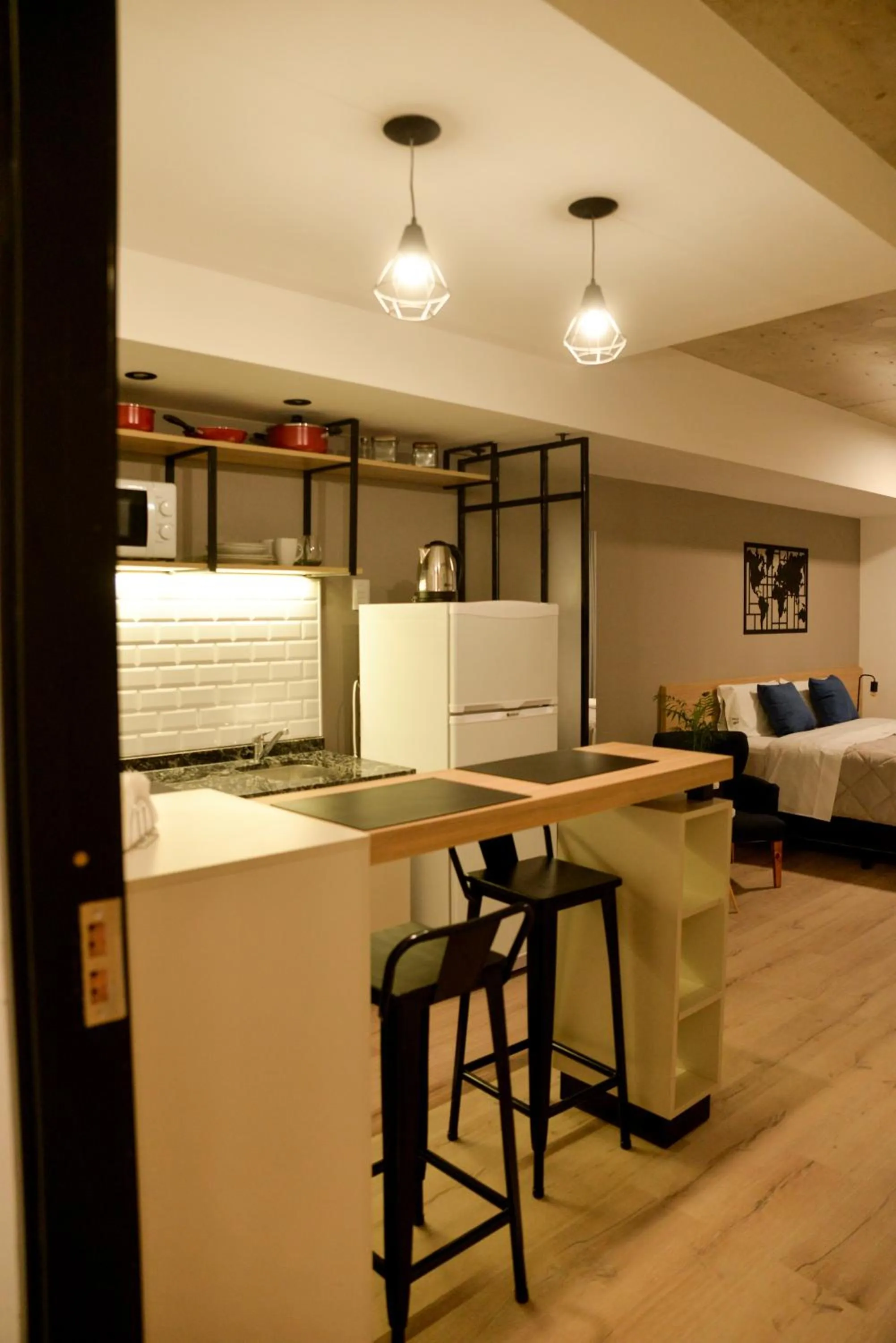 Kitchen or kitchenette in Distrito A FMA-Coliving