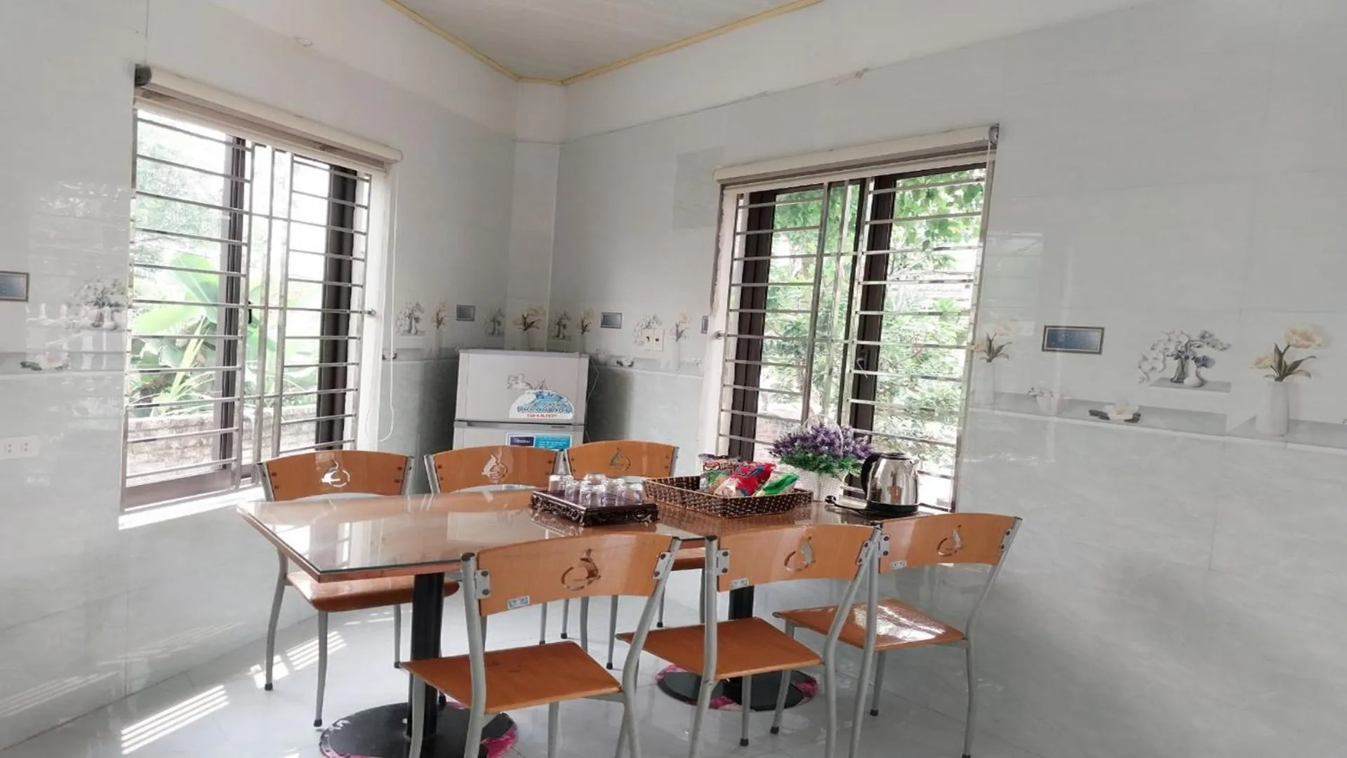 Living room in Nha Xanh Homestay