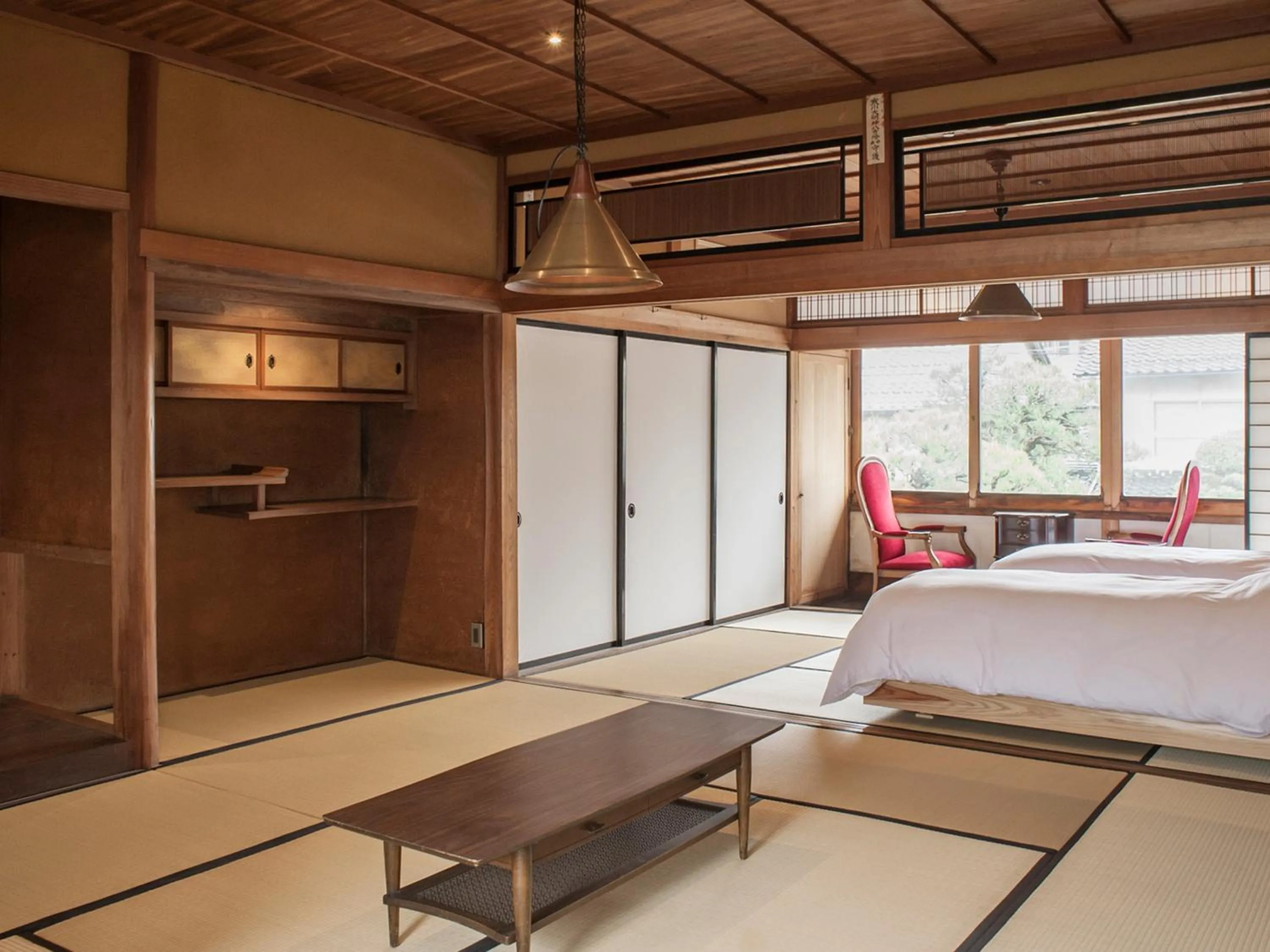 Photo of the whole room, Bed in NIPPONIA Izumo Taisha Shrine Town