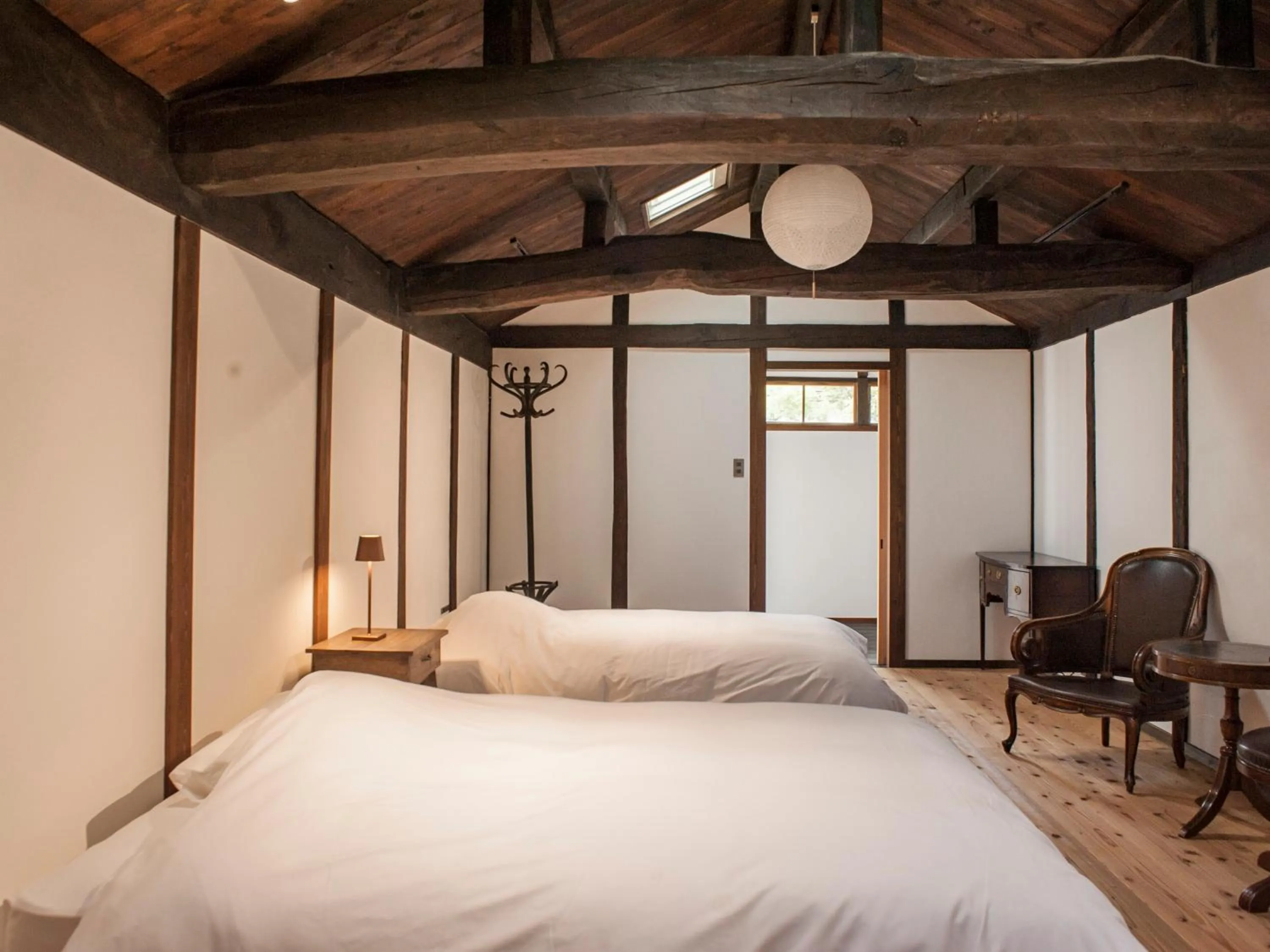 Photo of the whole room, Bed in NIPPONIA Izumo Taisha Shrine Town