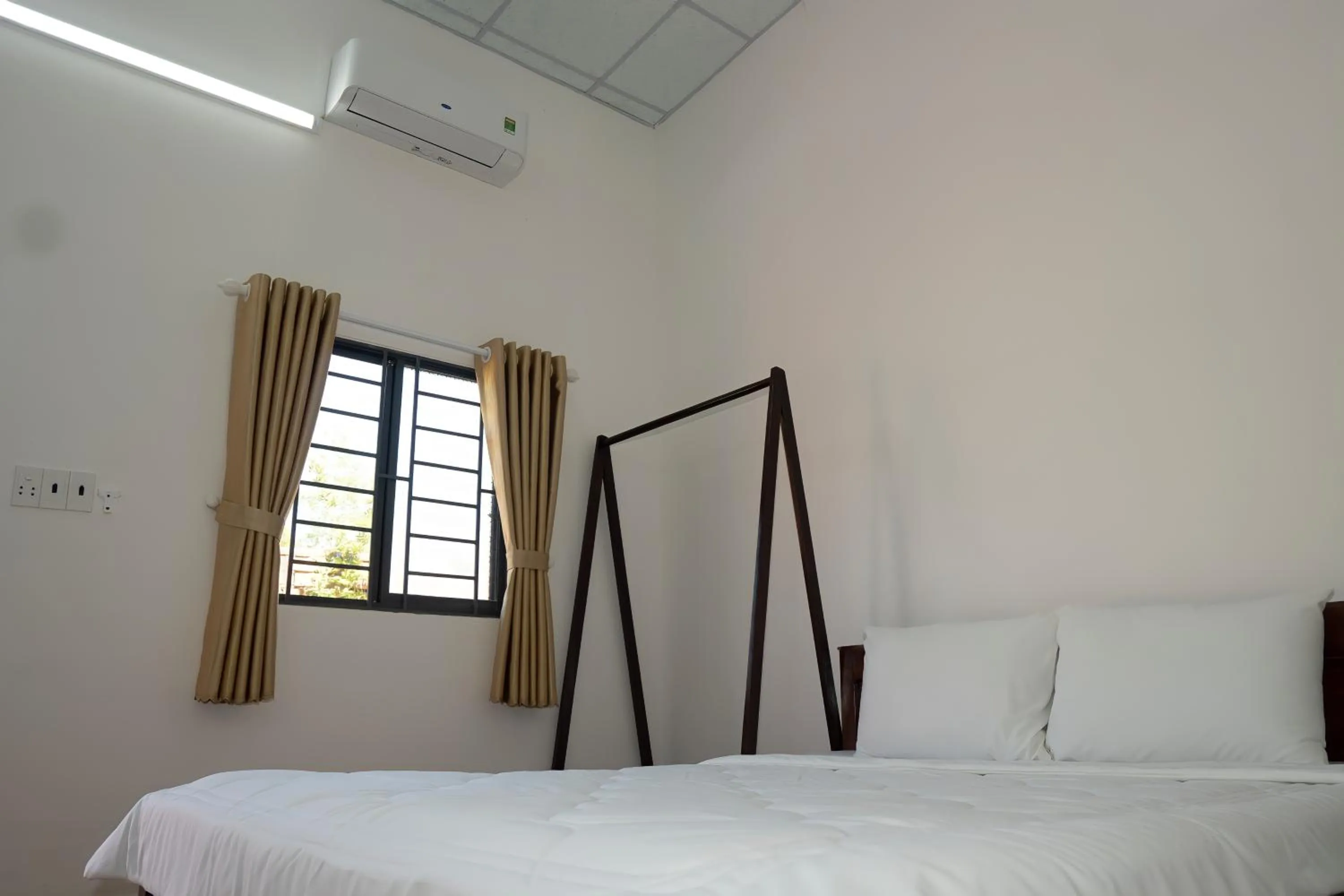 Bed in Nhà Nghỉ Vườn Oải Hương LAVENDER GARDEN GUEST HOUSE