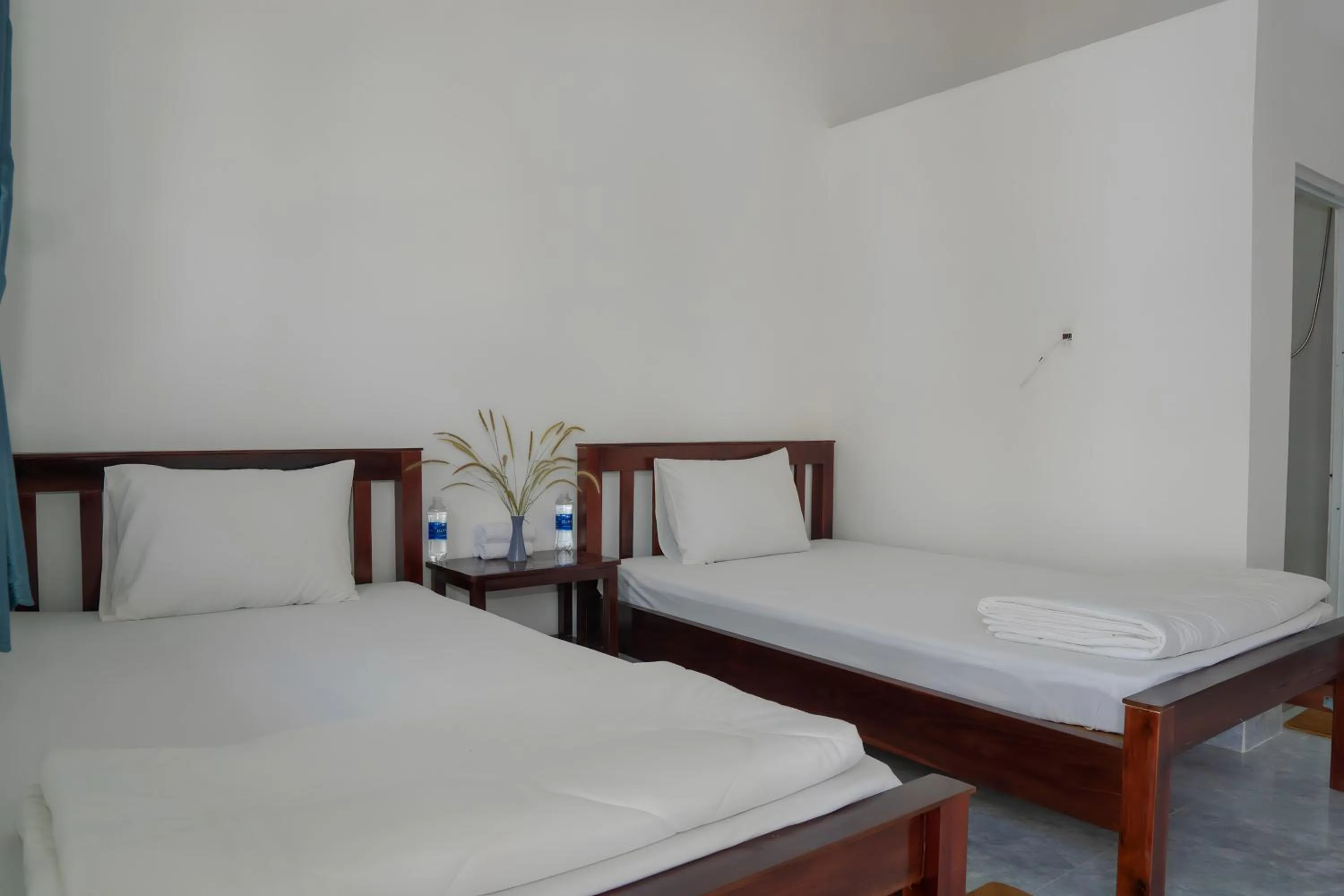 Bed in Nhà Nghỉ Vườn Oải Hương LAVENDER GARDEN GUEST HOUSE