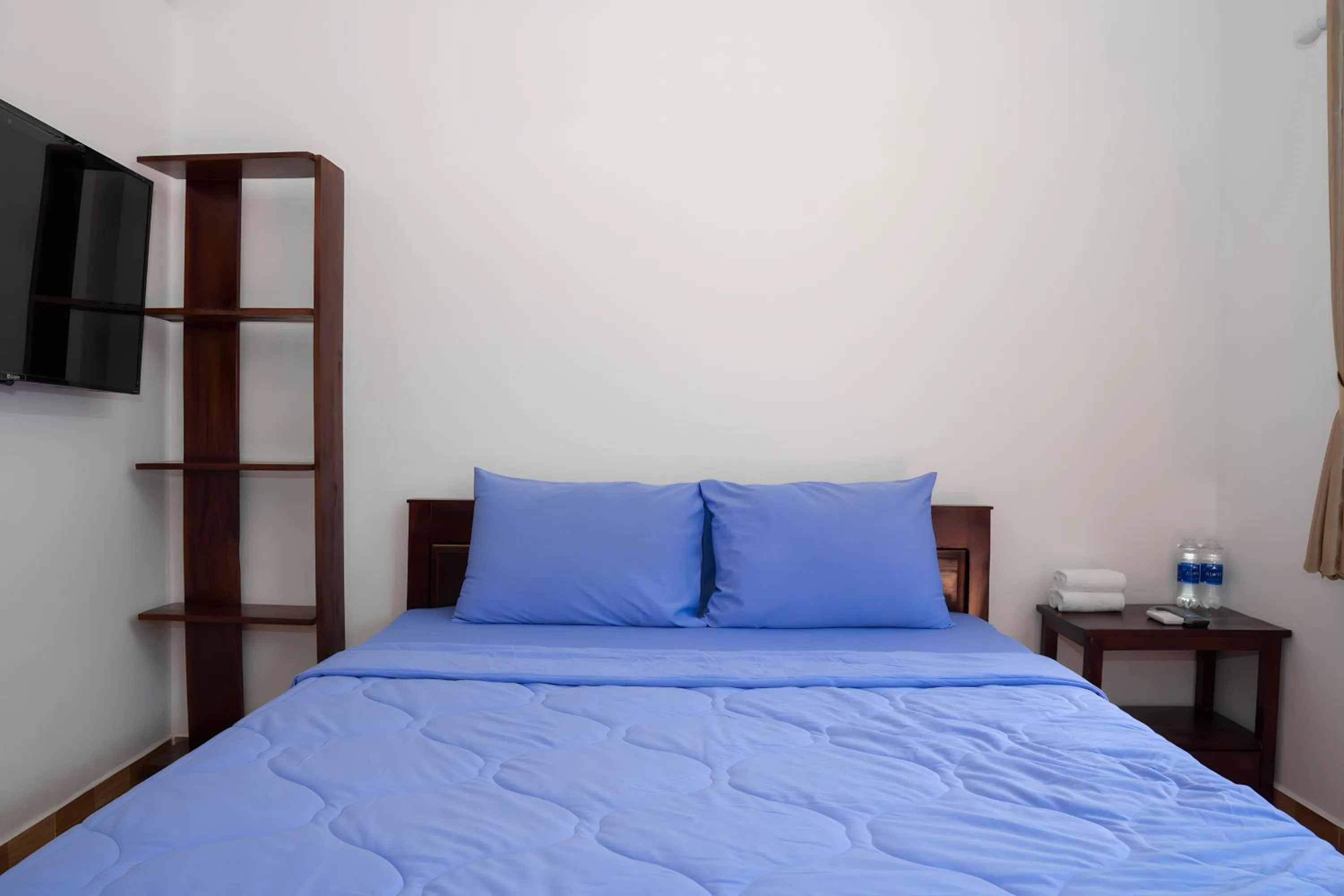 Bed in Nhà Nghỉ Vườn Oải Hương LAVENDER GARDEN GUEST HOUSE