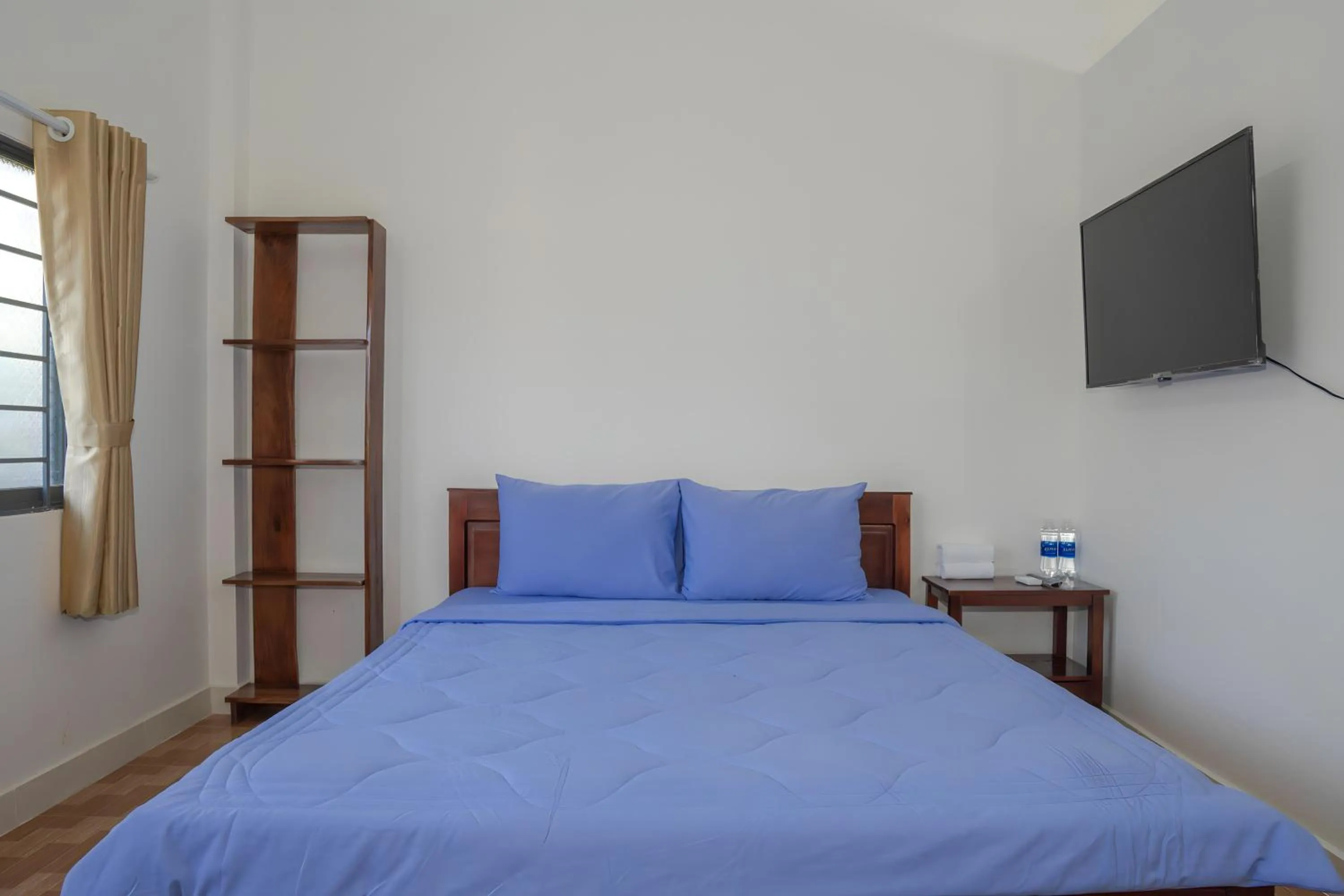 Bed in Nhà Nghỉ Vườn Oải Hương LAVENDER GARDEN GUEST HOUSE