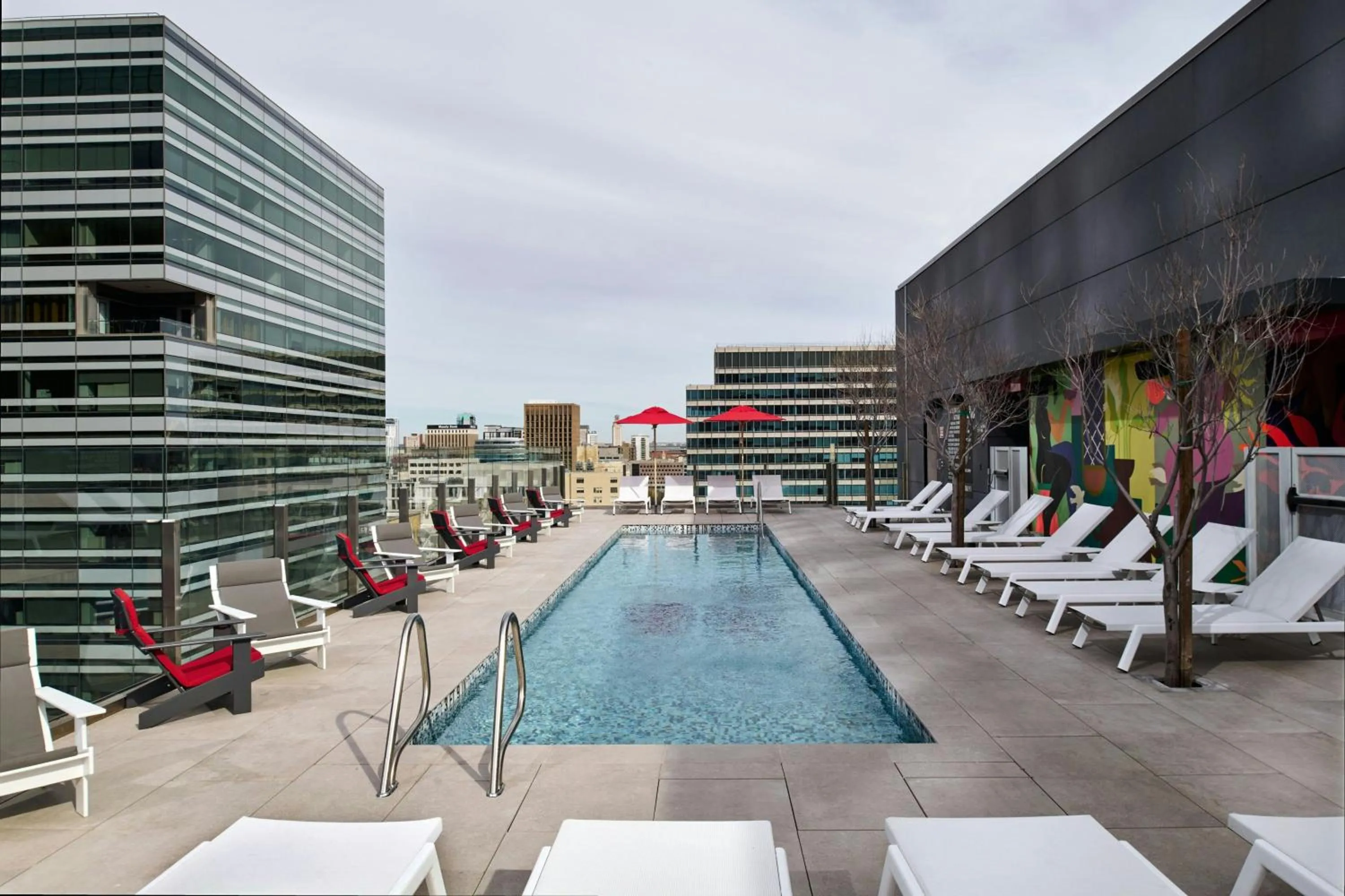 Swimming pool in citizenM Austin Downtown