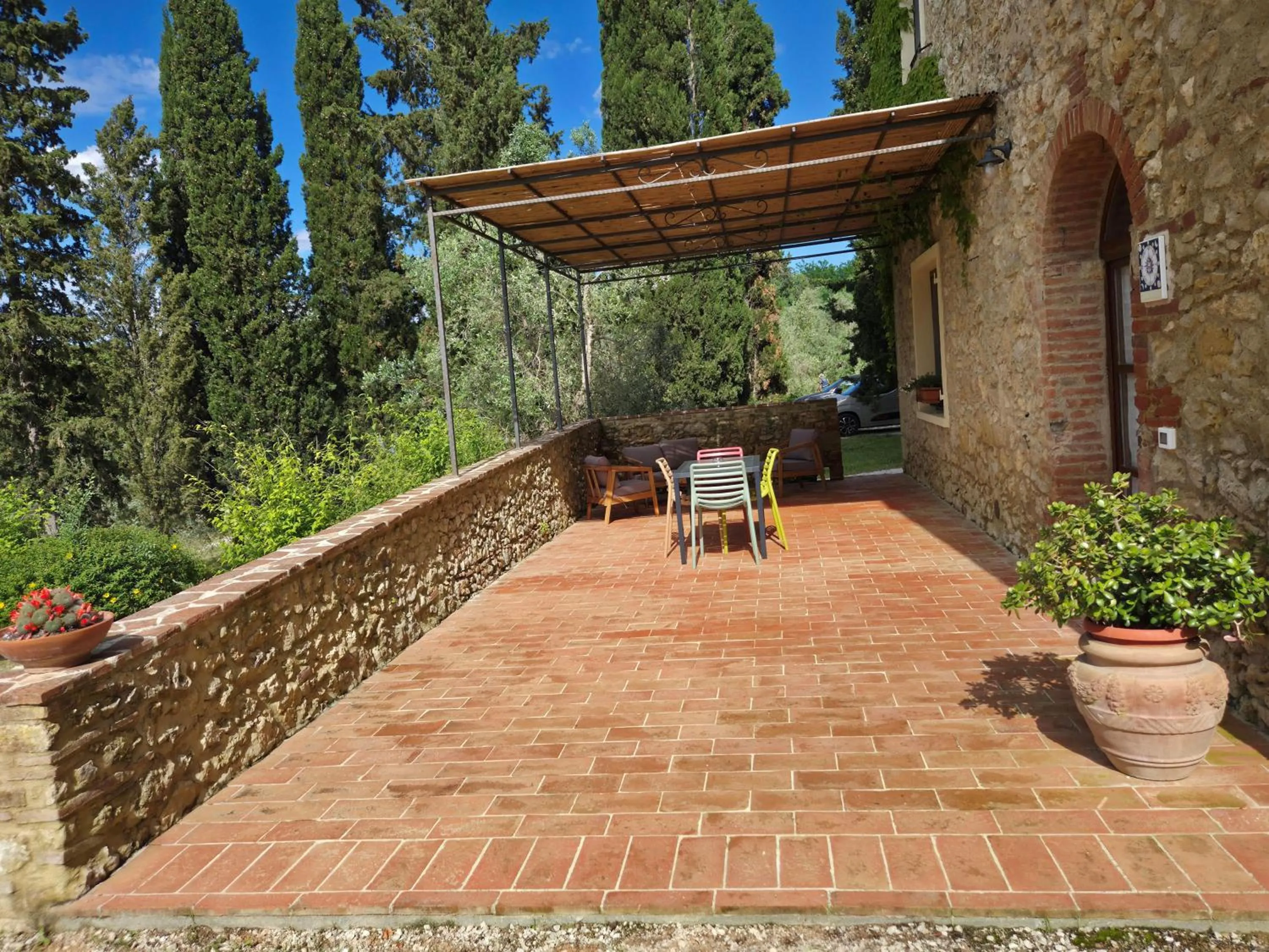 Patio in Agriturismo Ai Massi
