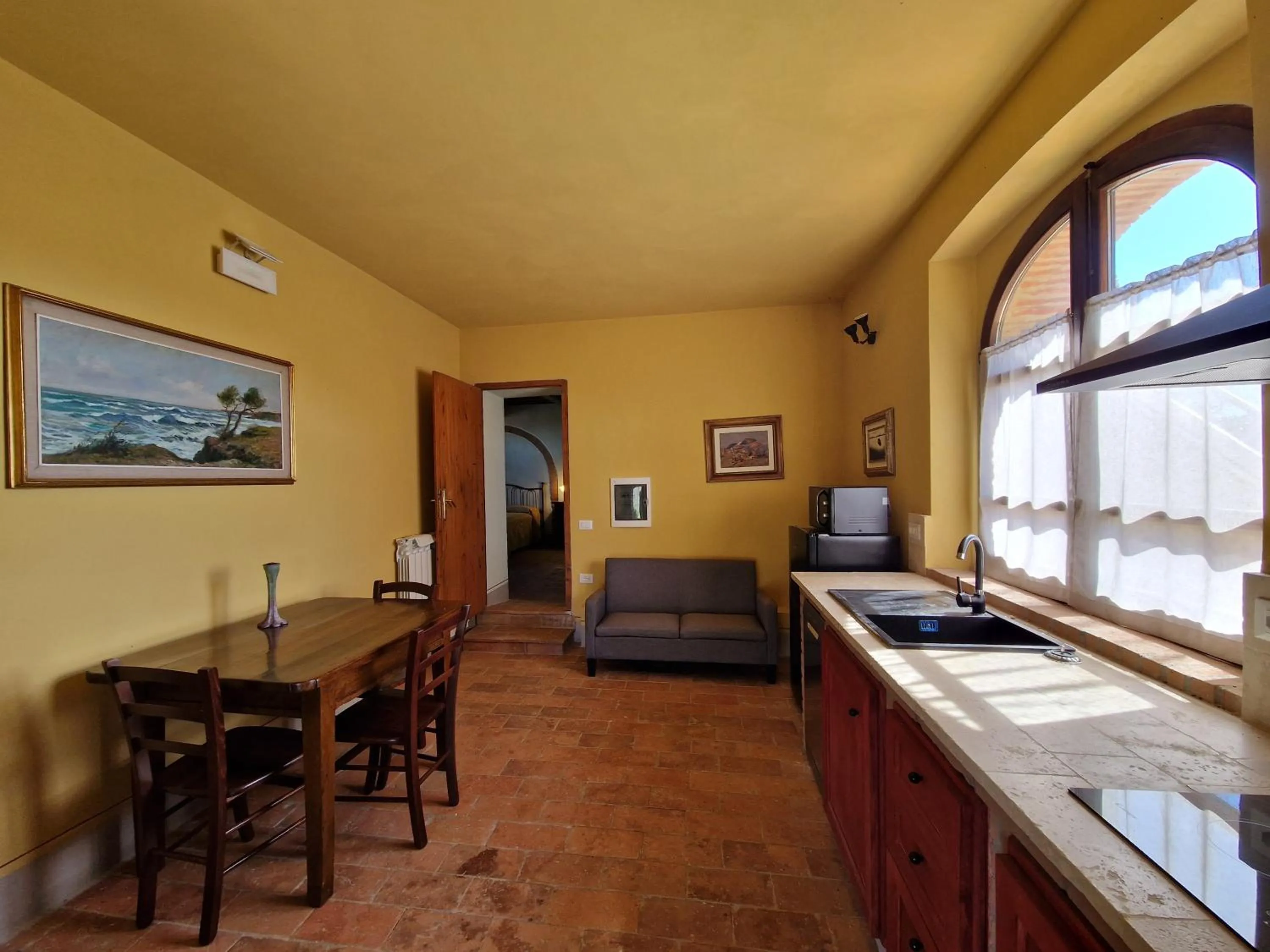 Kitchen or kitchenette in Agriturismo Ai Massi