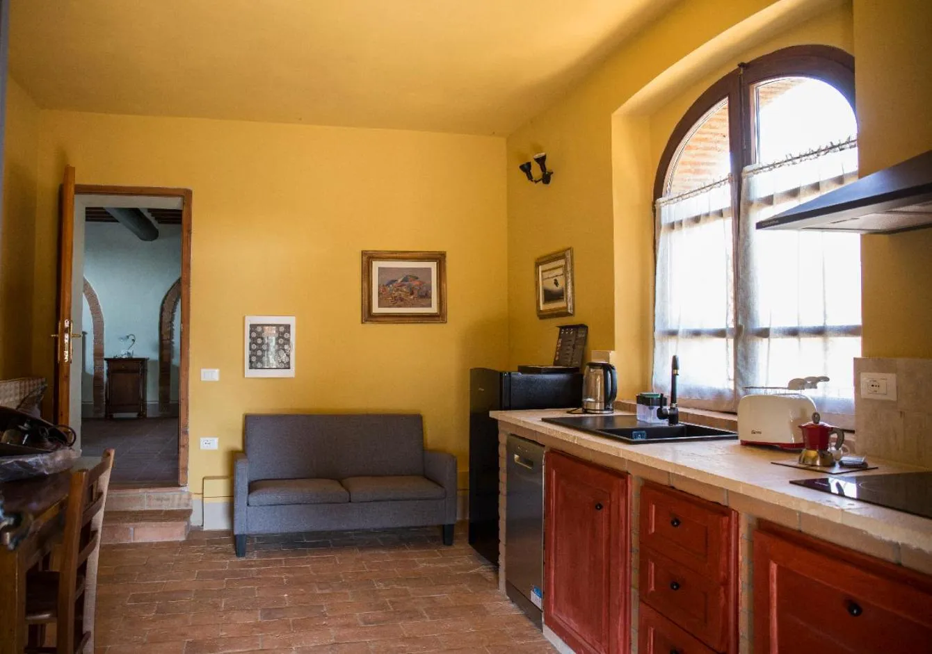 Kitchen or kitchenette in Agriturismo Ai Massi