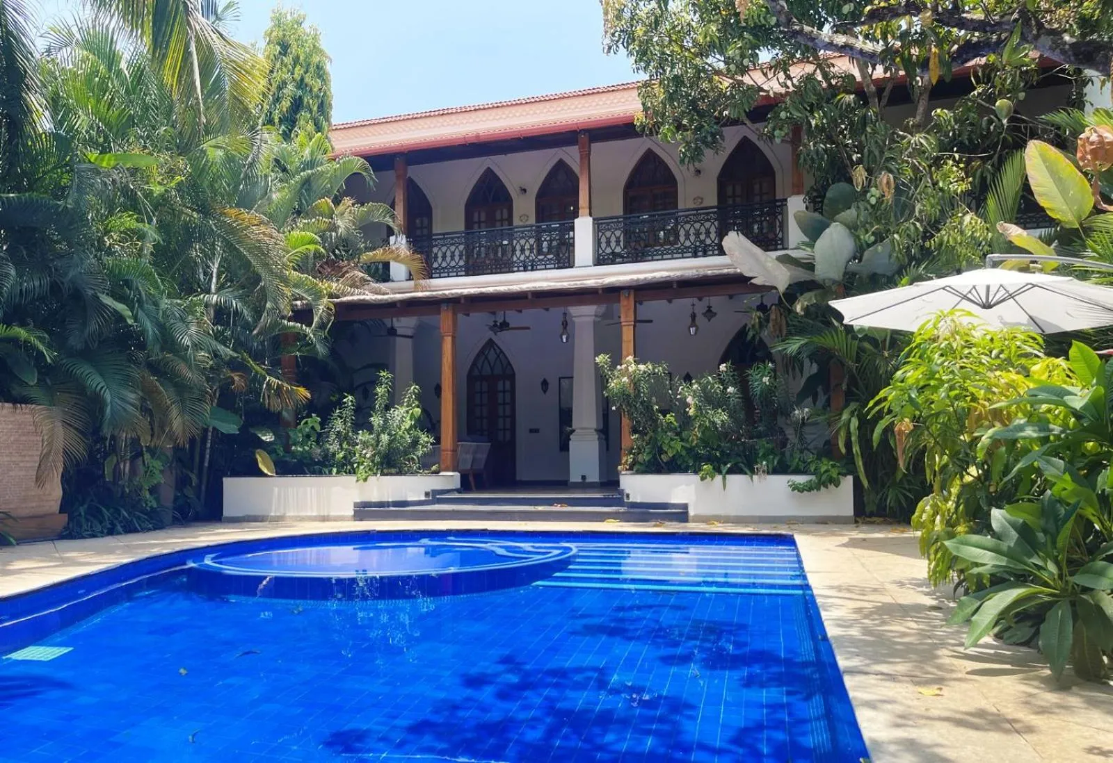 Swimming pool in The Postcard Saligao