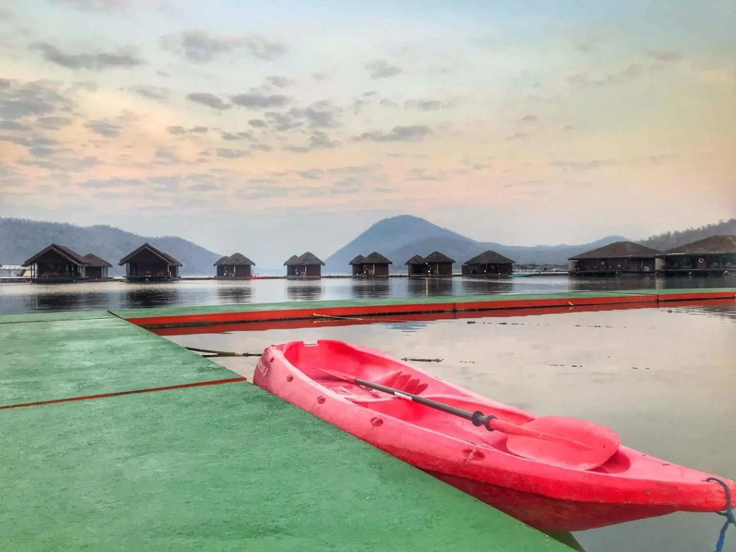 Canoeing in Ruknam Resort