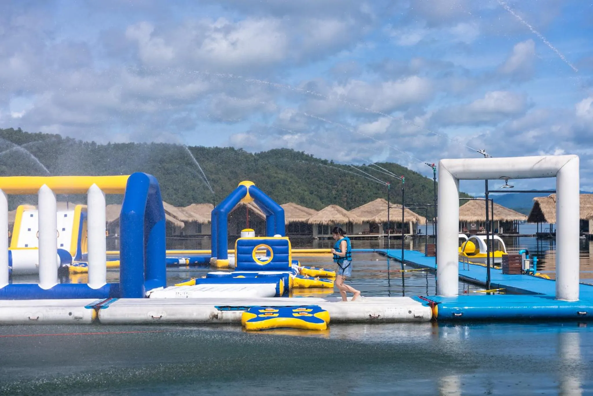 Aqua park in Ruknam Resort