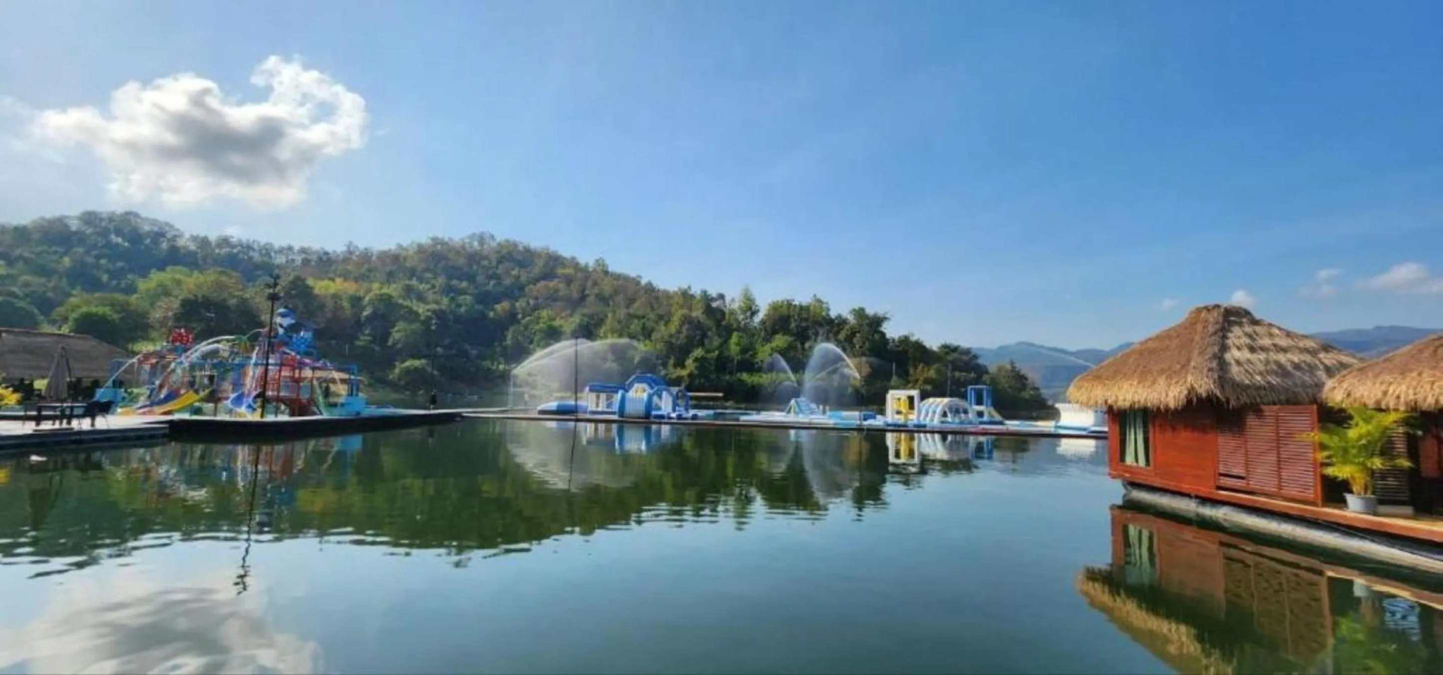 Aqua park in Ruknam Resort