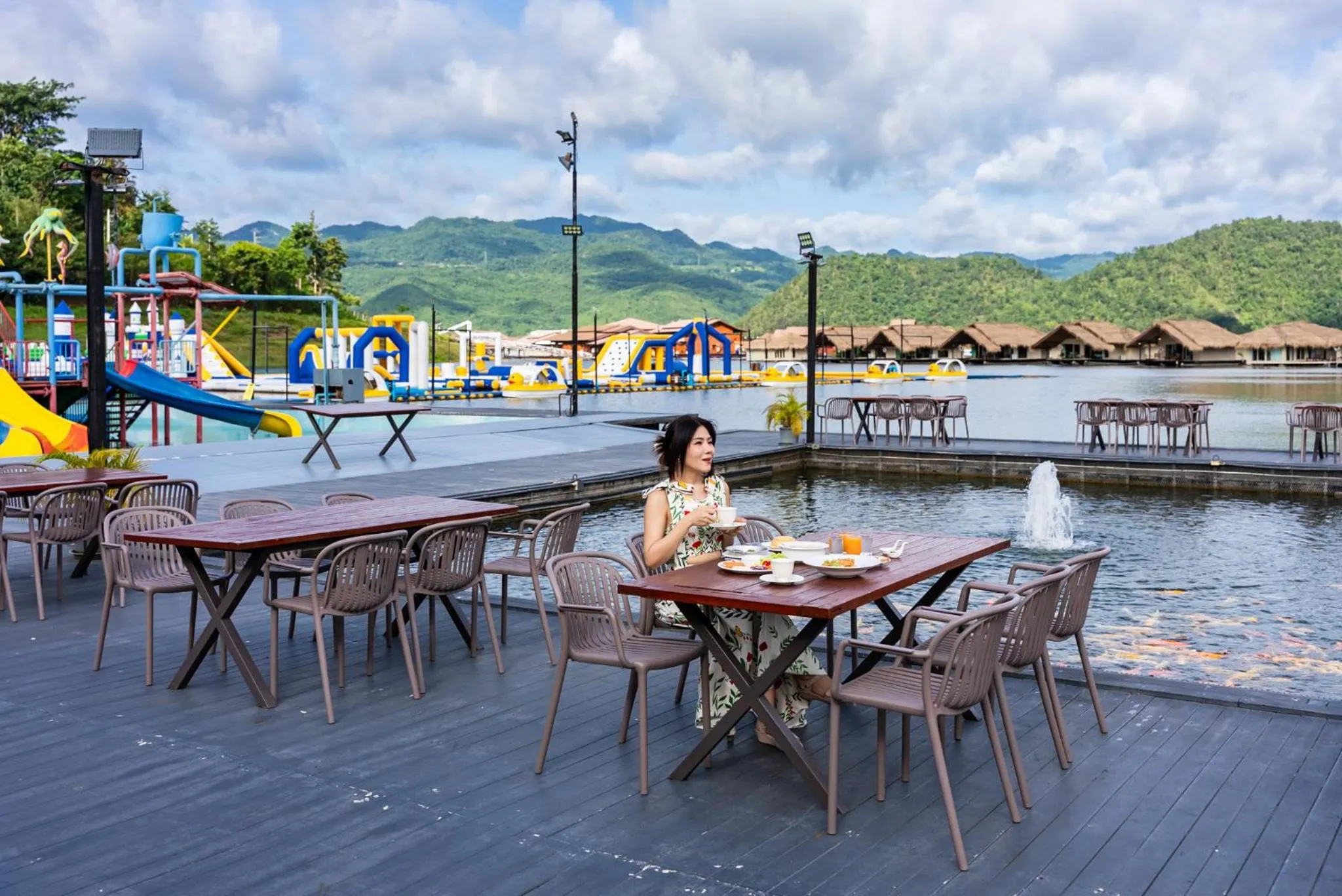 Food and drinks in Ruknam Resort