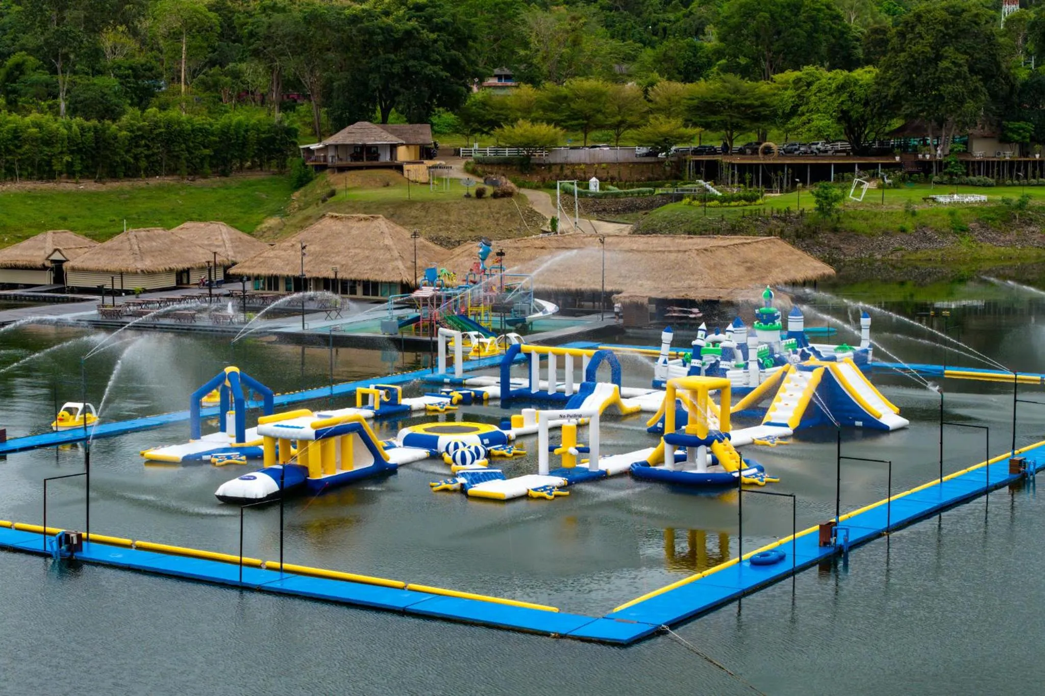 Aqua park in Ruknam Resort