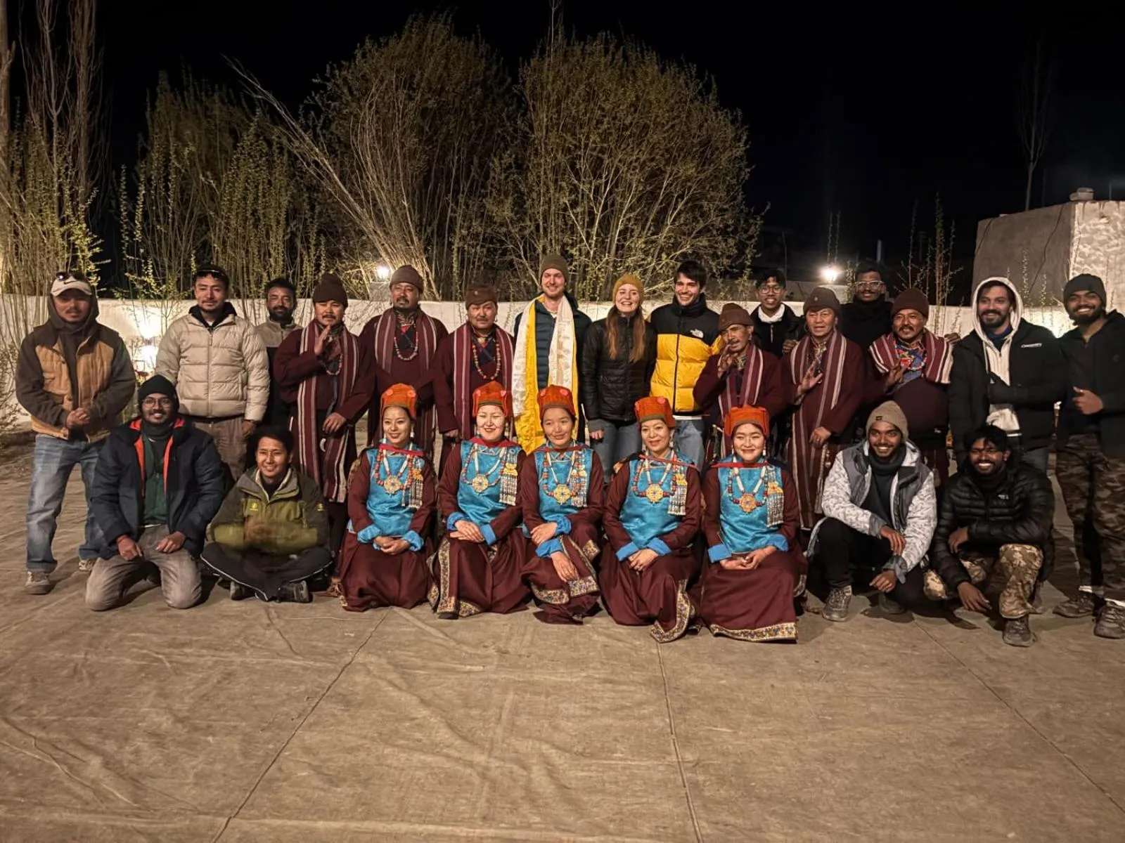 group of guests in LADAKH ODYSSEY Hotel
