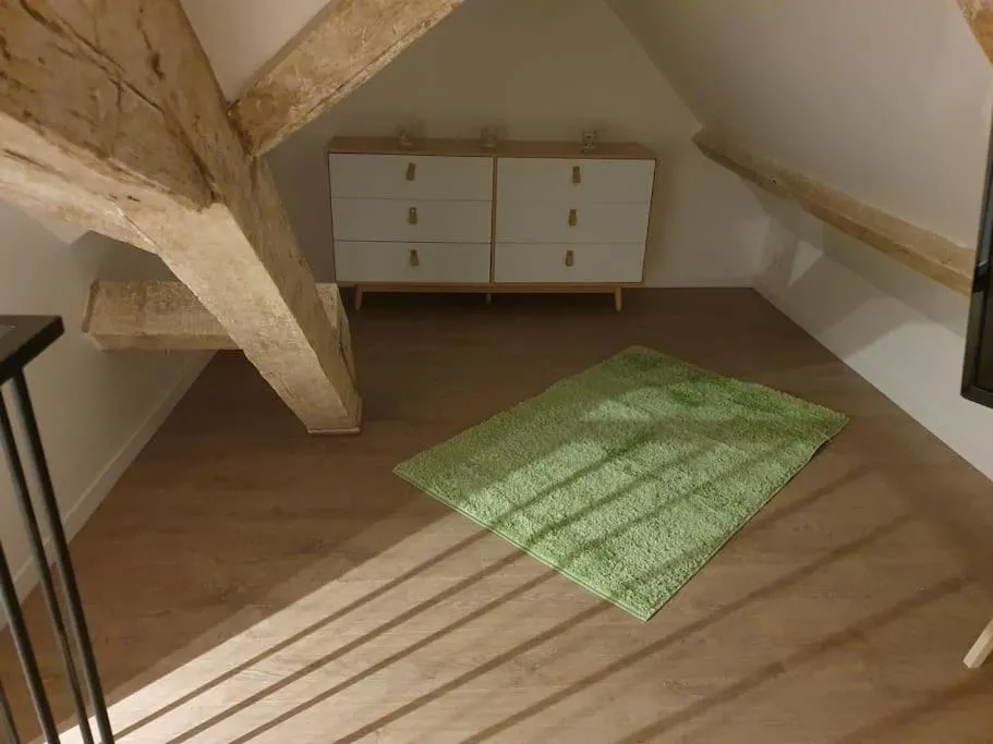Bedroom, Bed in Le Green Duplex moderne en hypercentre