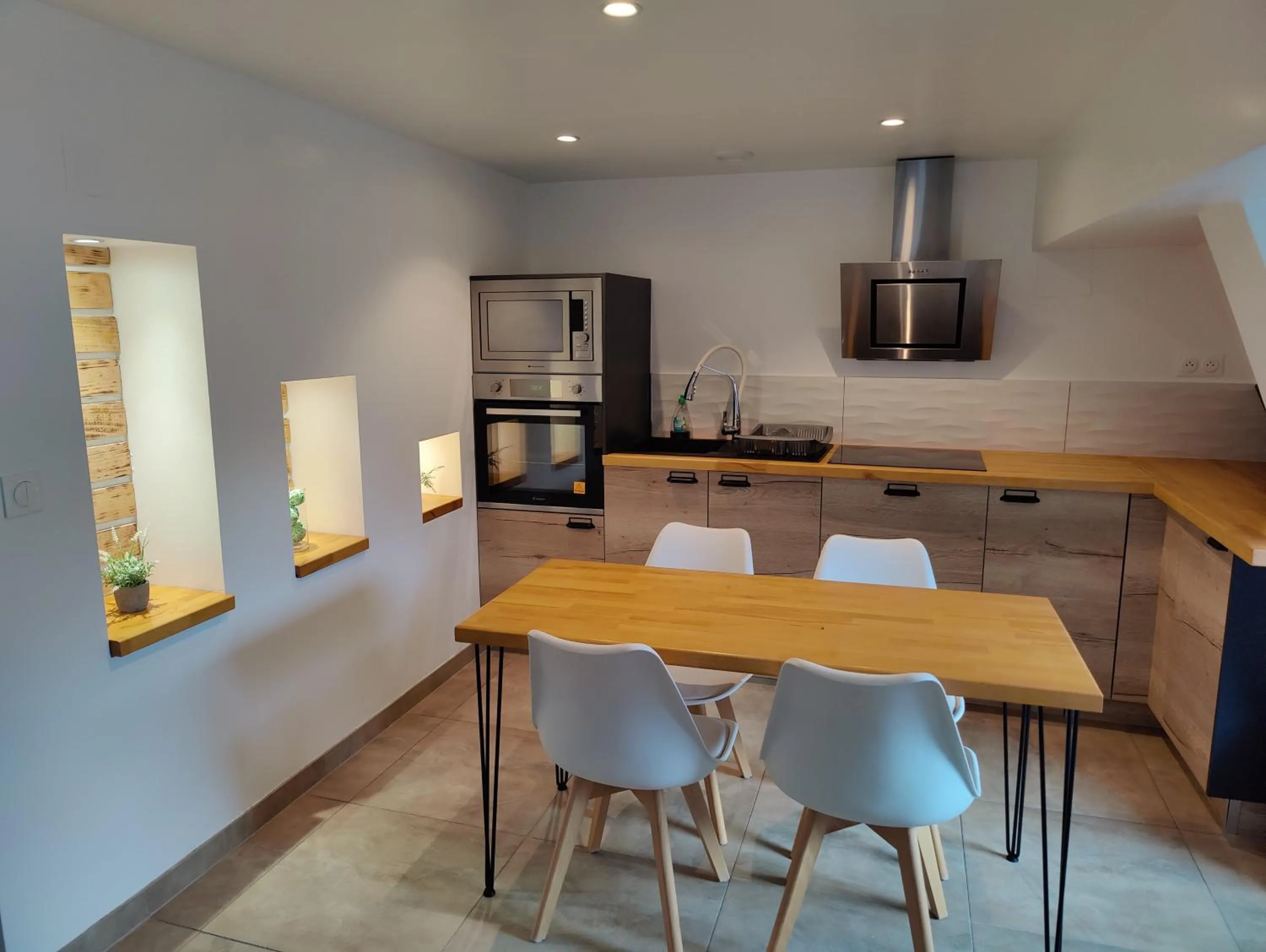Dining area in Le Green Duplex moderne en hypercentre