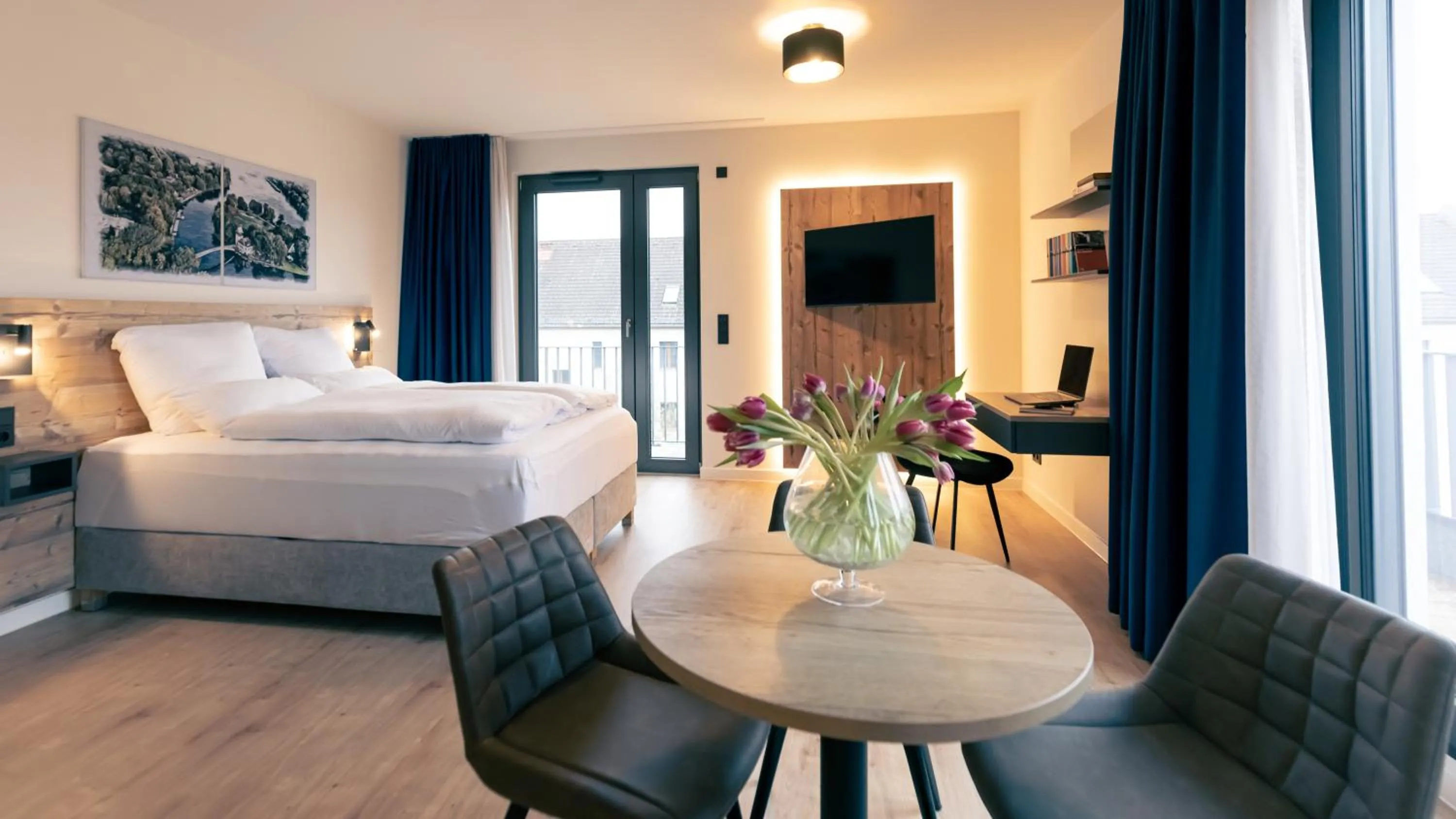 Bed in SpreeBlau Apartments