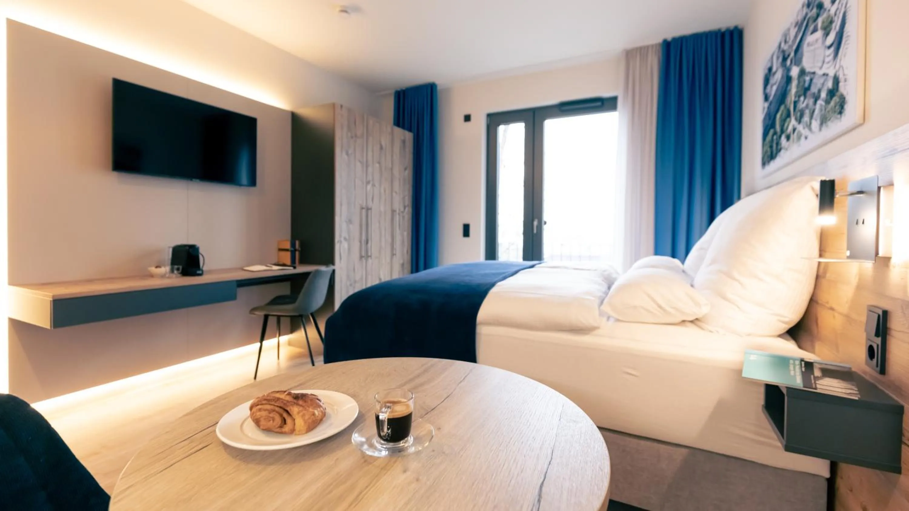 Bed in SpreeBlau Apartments