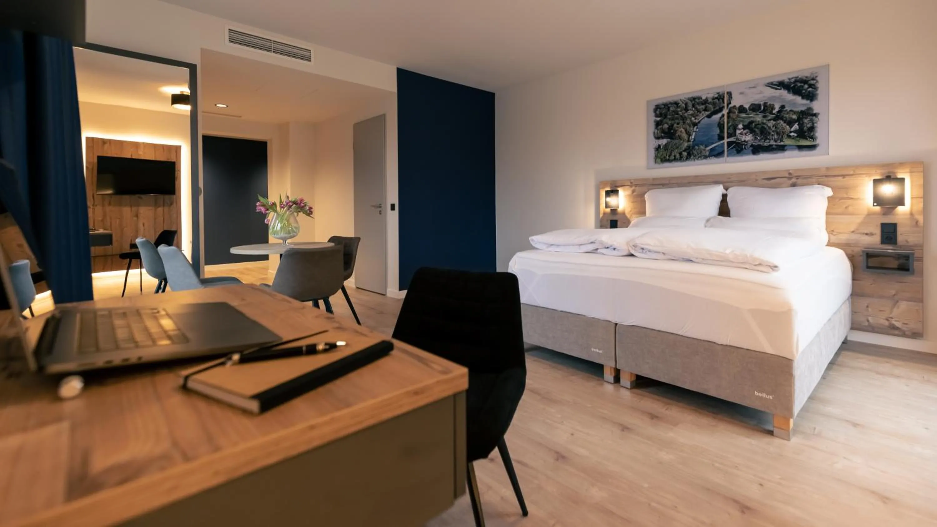 Bed in SpreeBlau Apartments