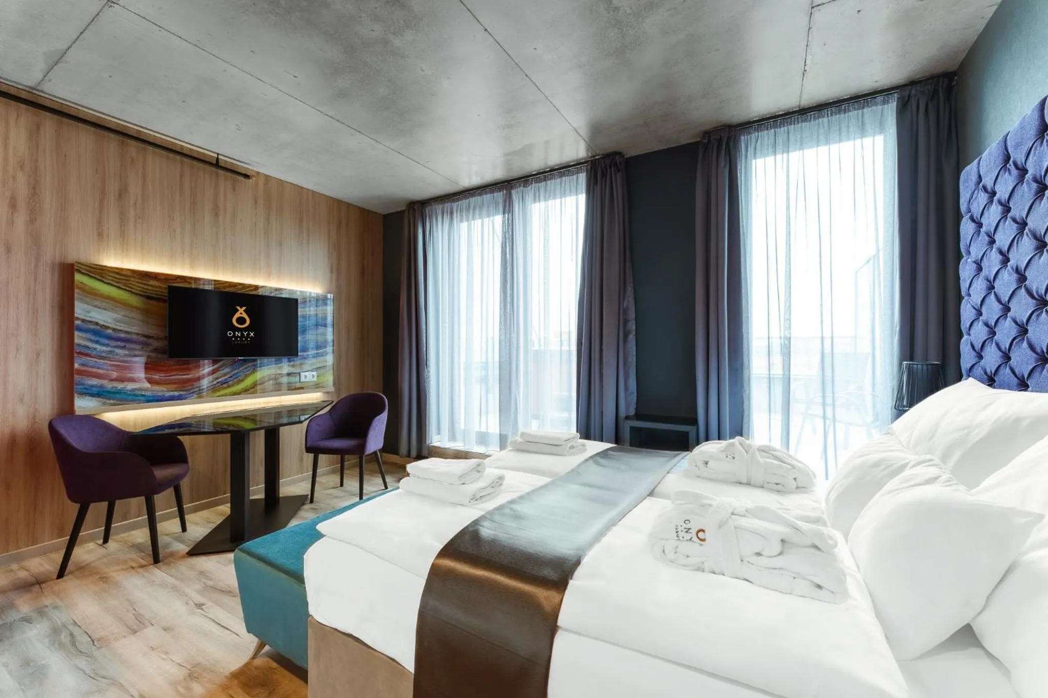 Bed in Onyx Luxury Budapest