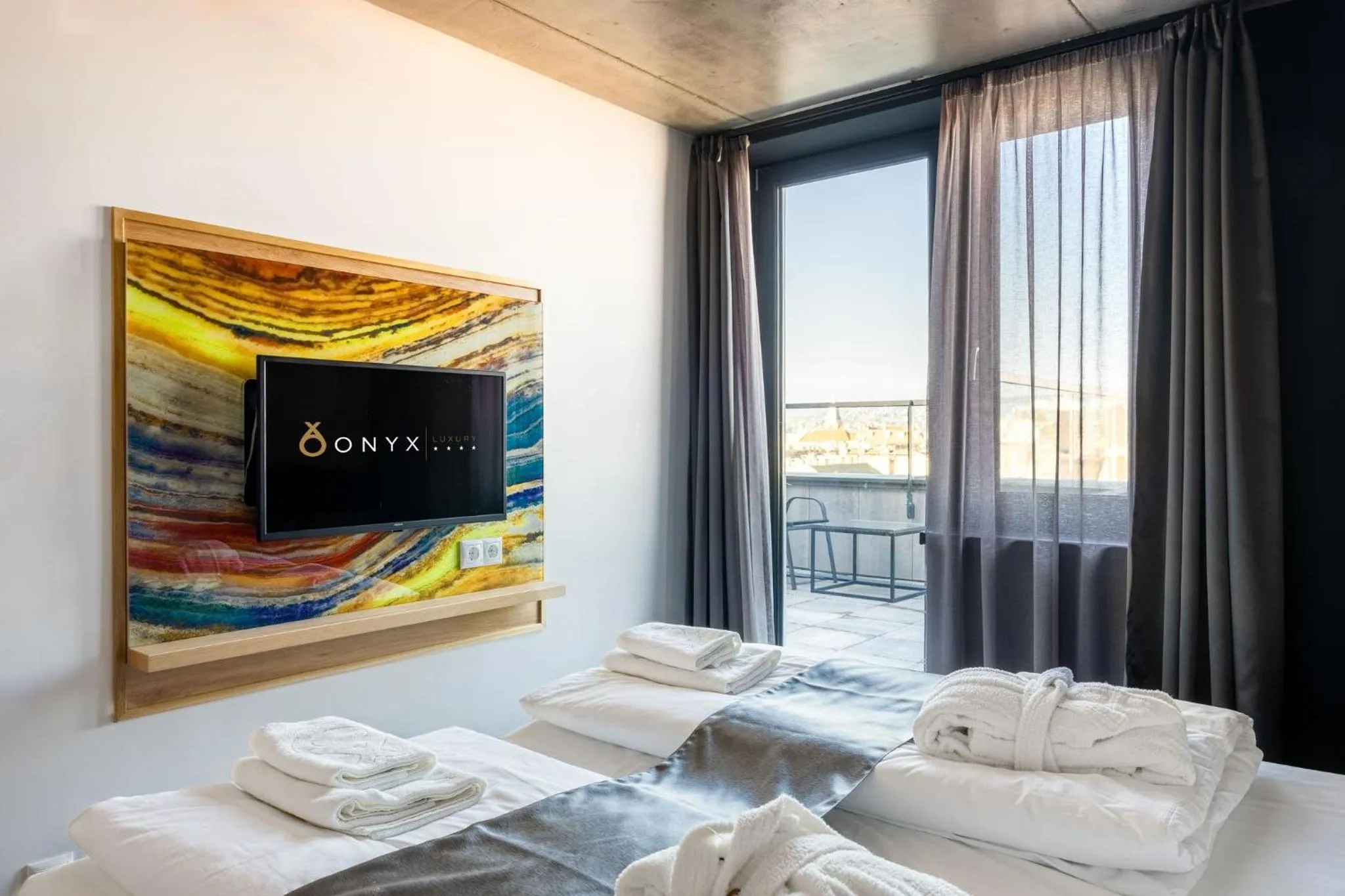 Bed in Onyx Luxury Budapest