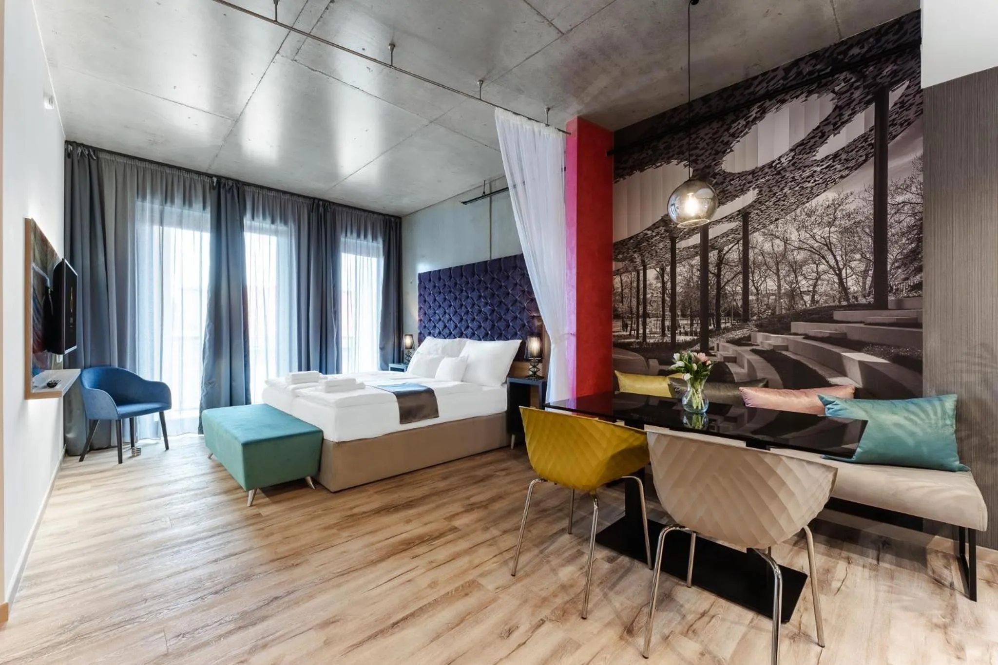 Photo of the whole room, Bed in Onyx Luxury Budapest