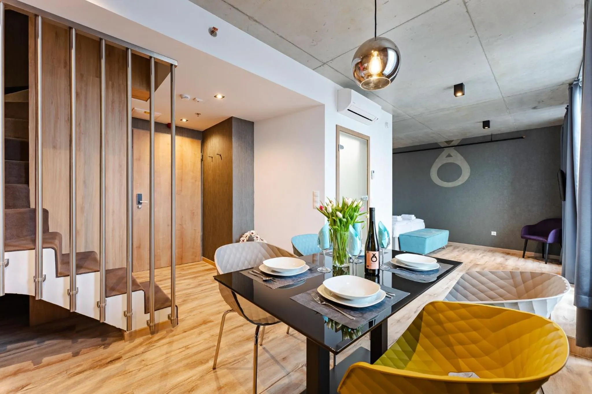 Living room in Onyx Luxury Budapest