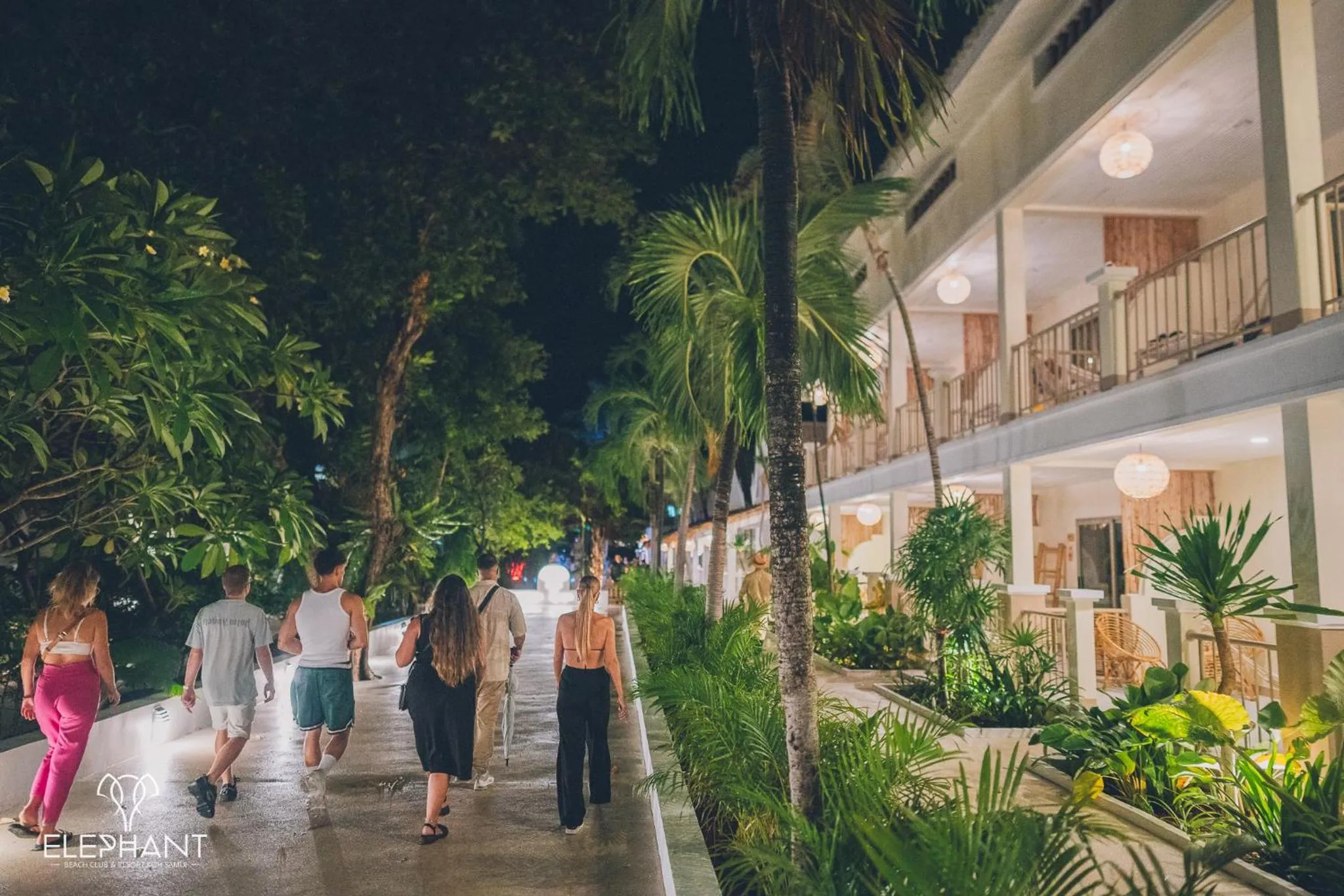 Property building in Elephant Beach Club & Resort Samui