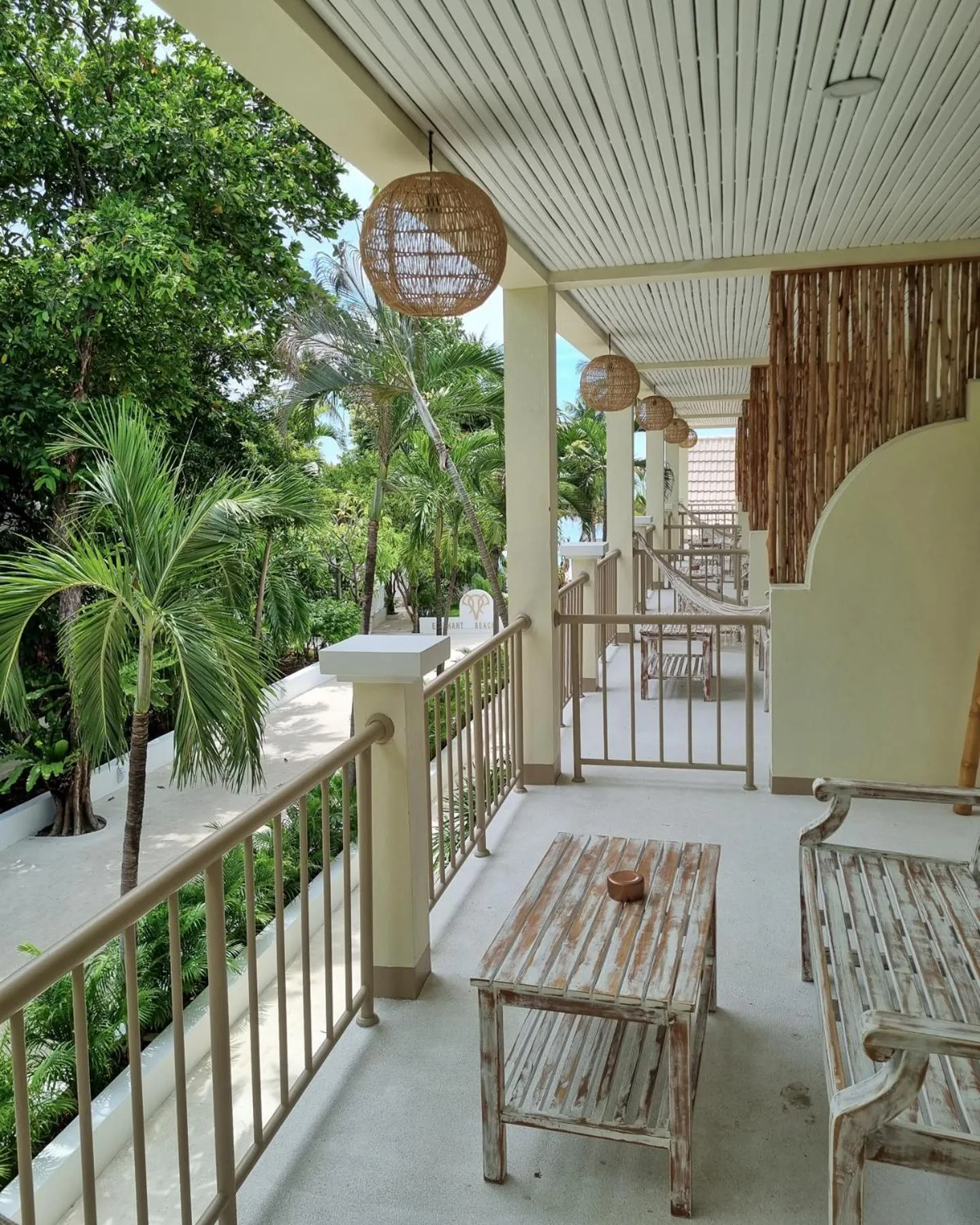 Patio in Elephant Beach Club & Resort Samui