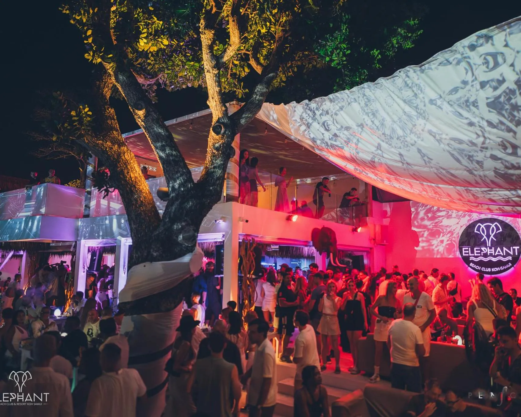 People in Elephant Beach Club & Resort Samui