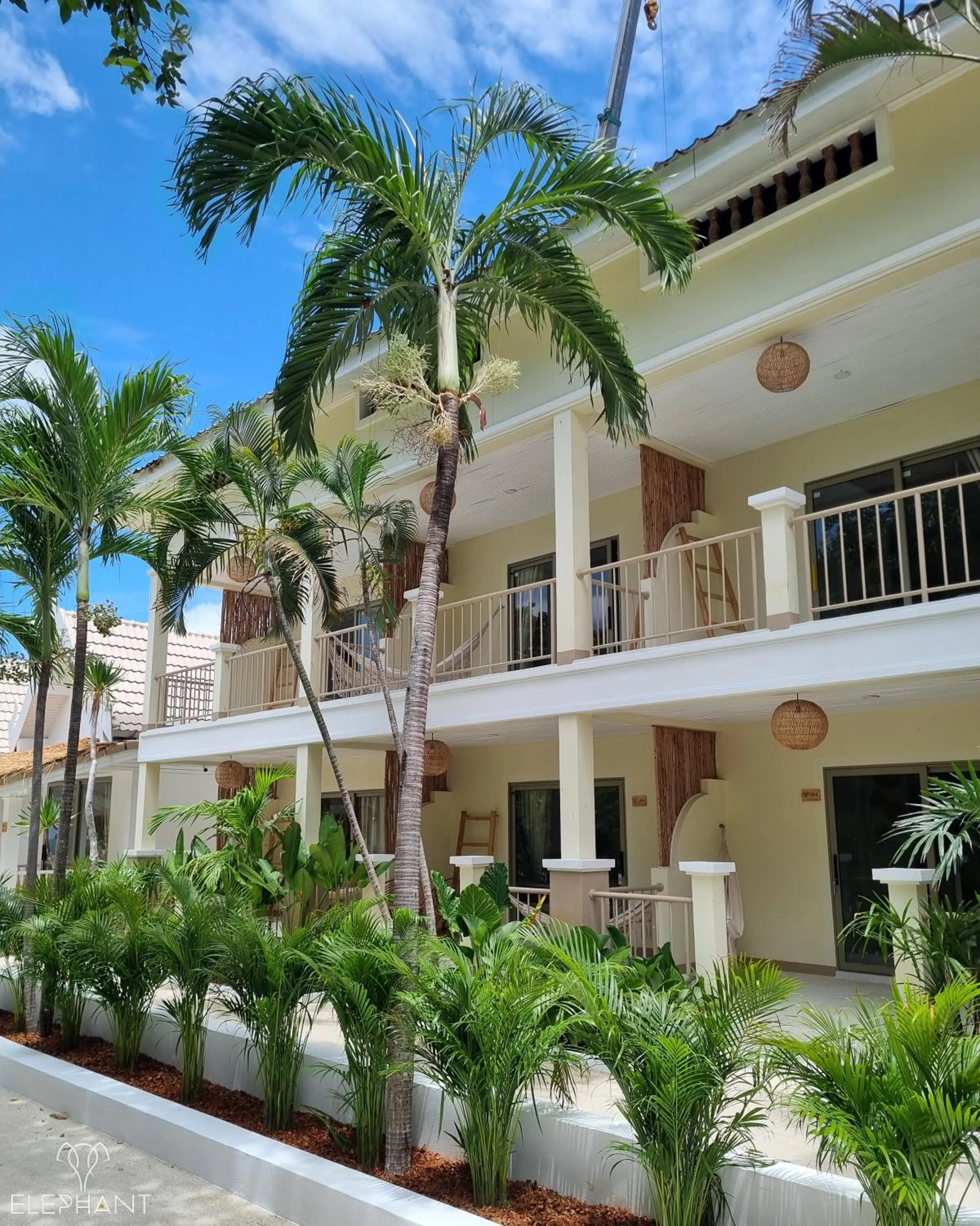 Property building in Elephant Beach Club & Resort Samui