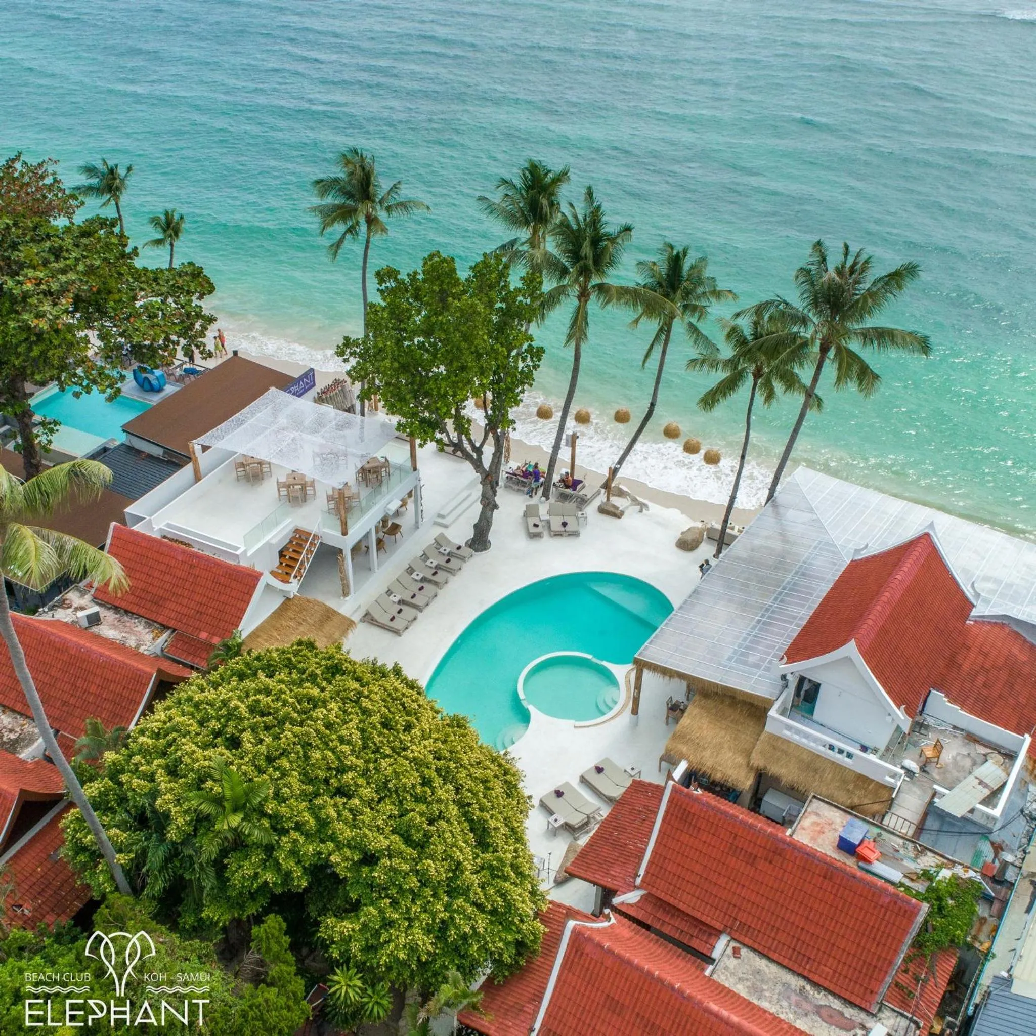 Property building in Elephant Beach Club & Resort Samui