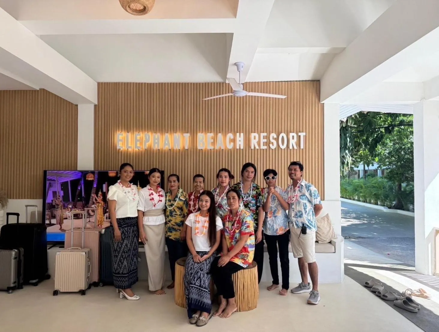 Staff in Elephant Beach Club & Resort Samui