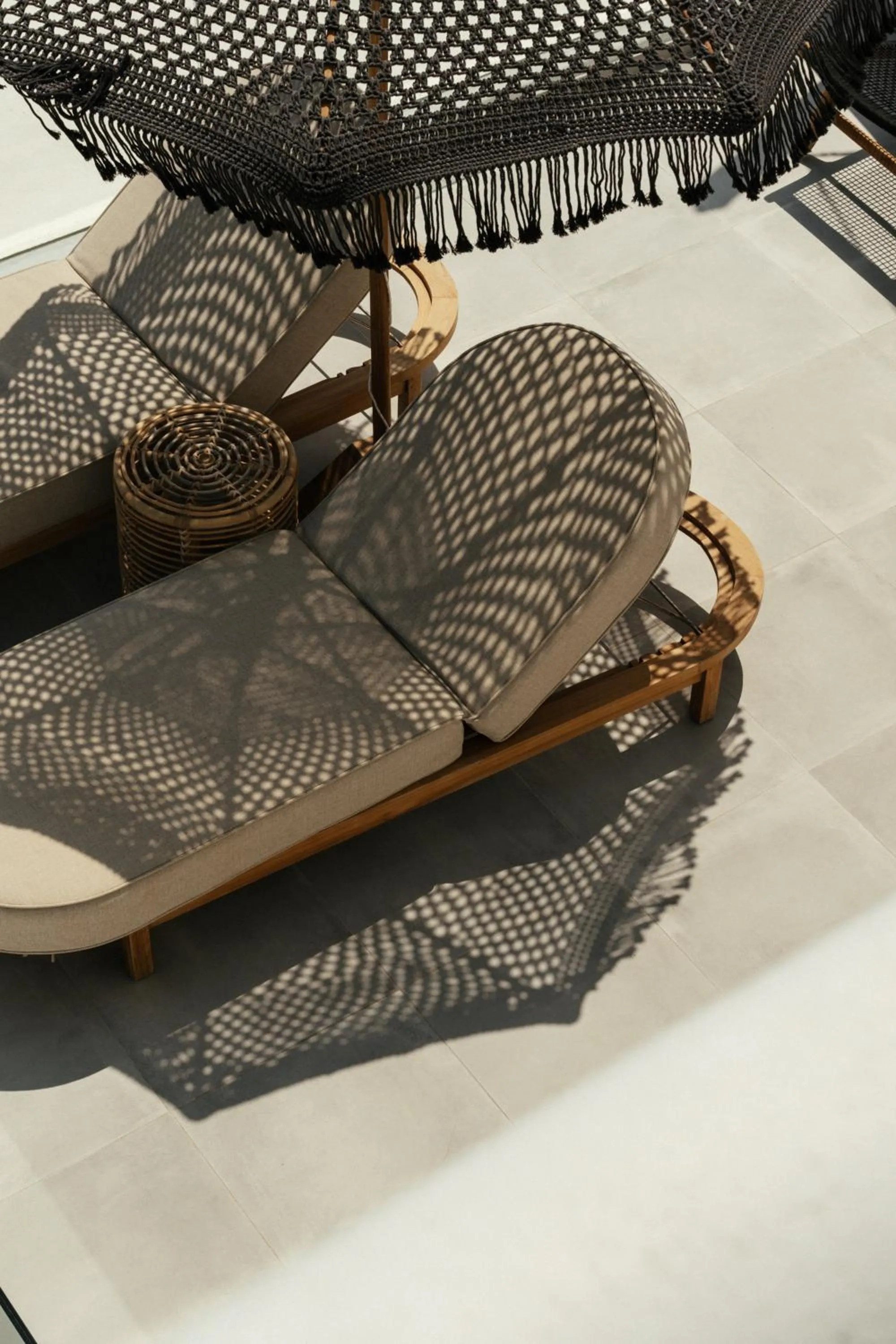 sunbed in Divino Caldera