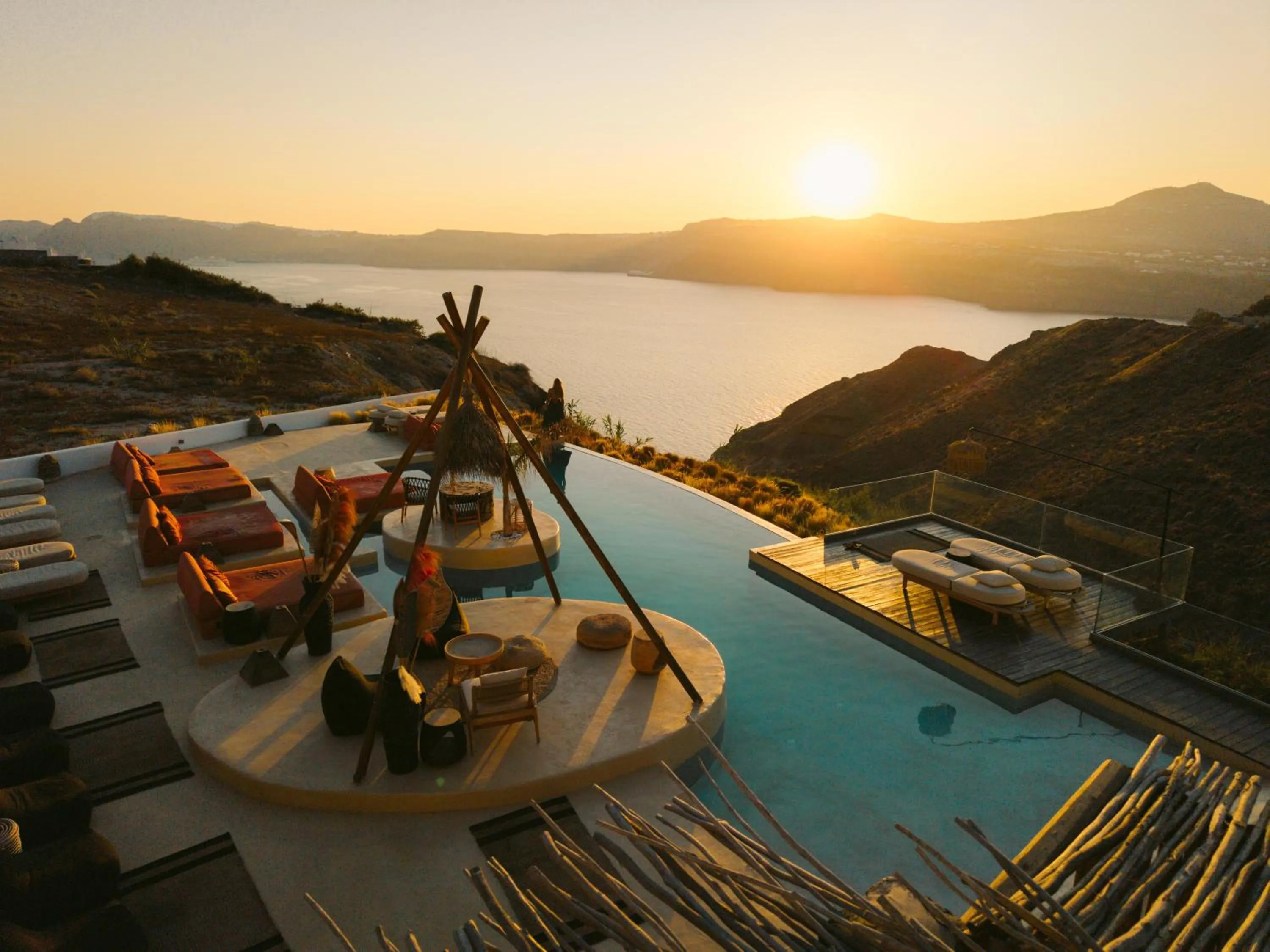 Patio in Divino Caldera