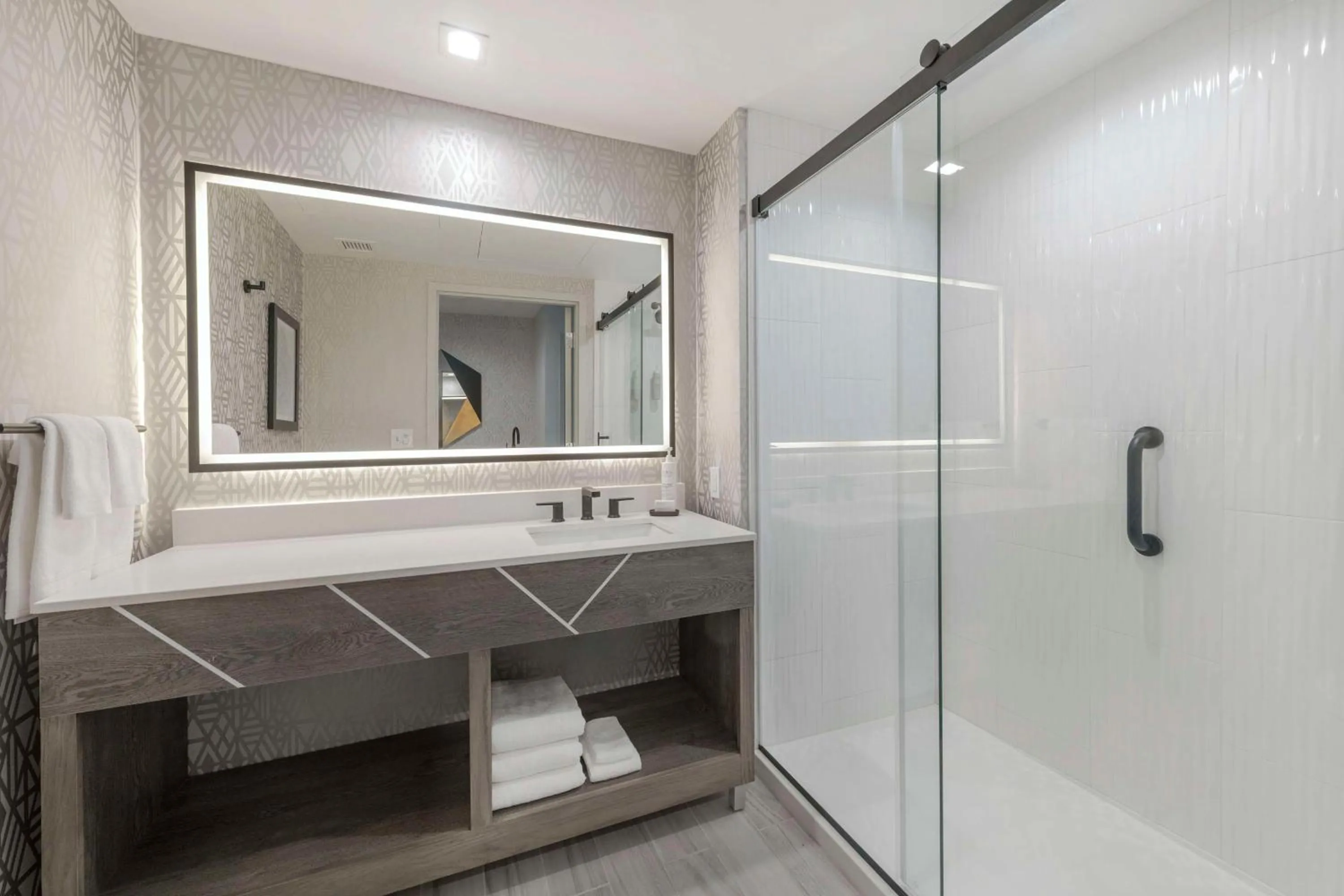 Shower in Embassy Suites By Hilton Asheville Downtown