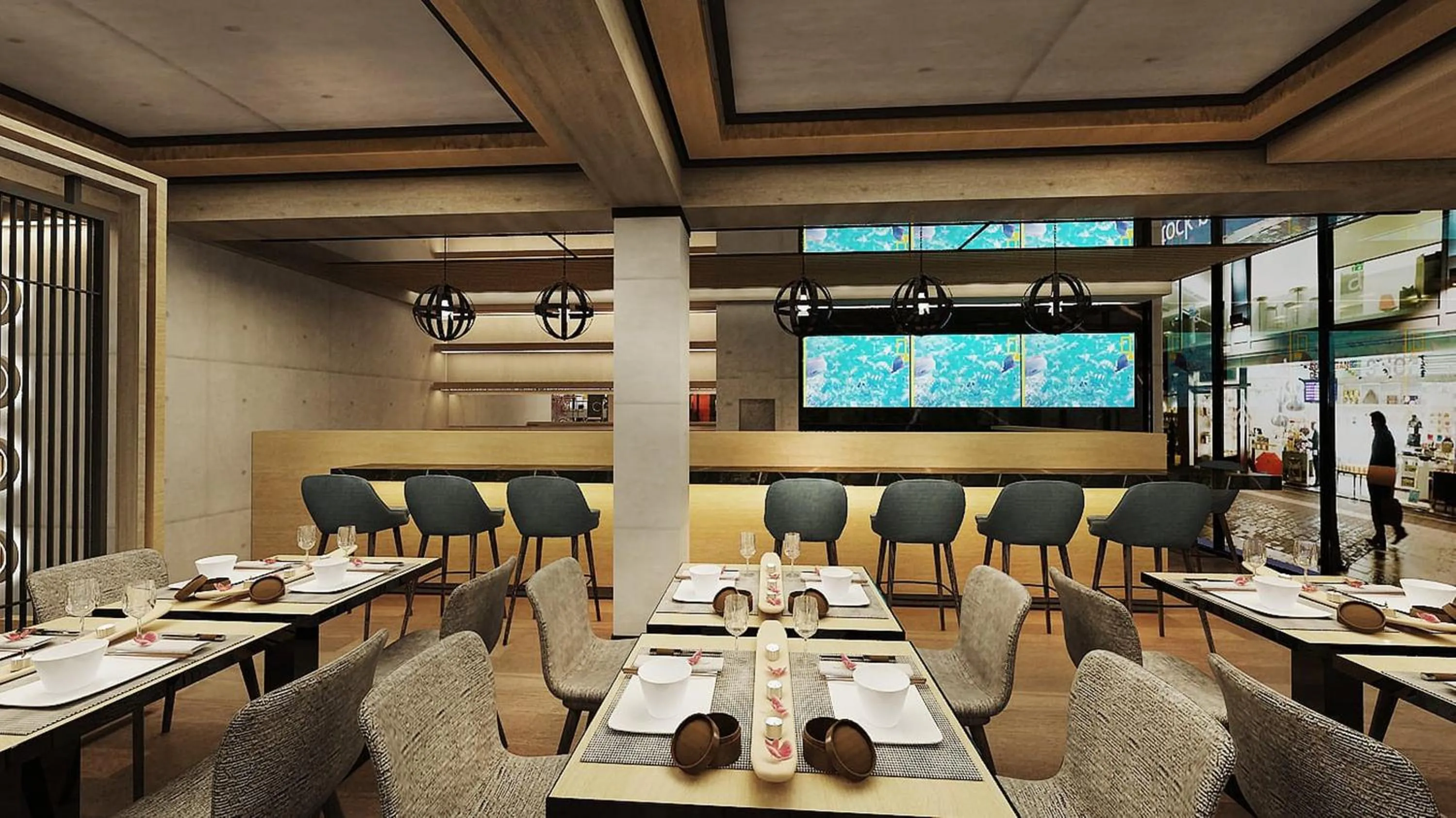 Restaurant/places to eat in Hanami Design Hotel