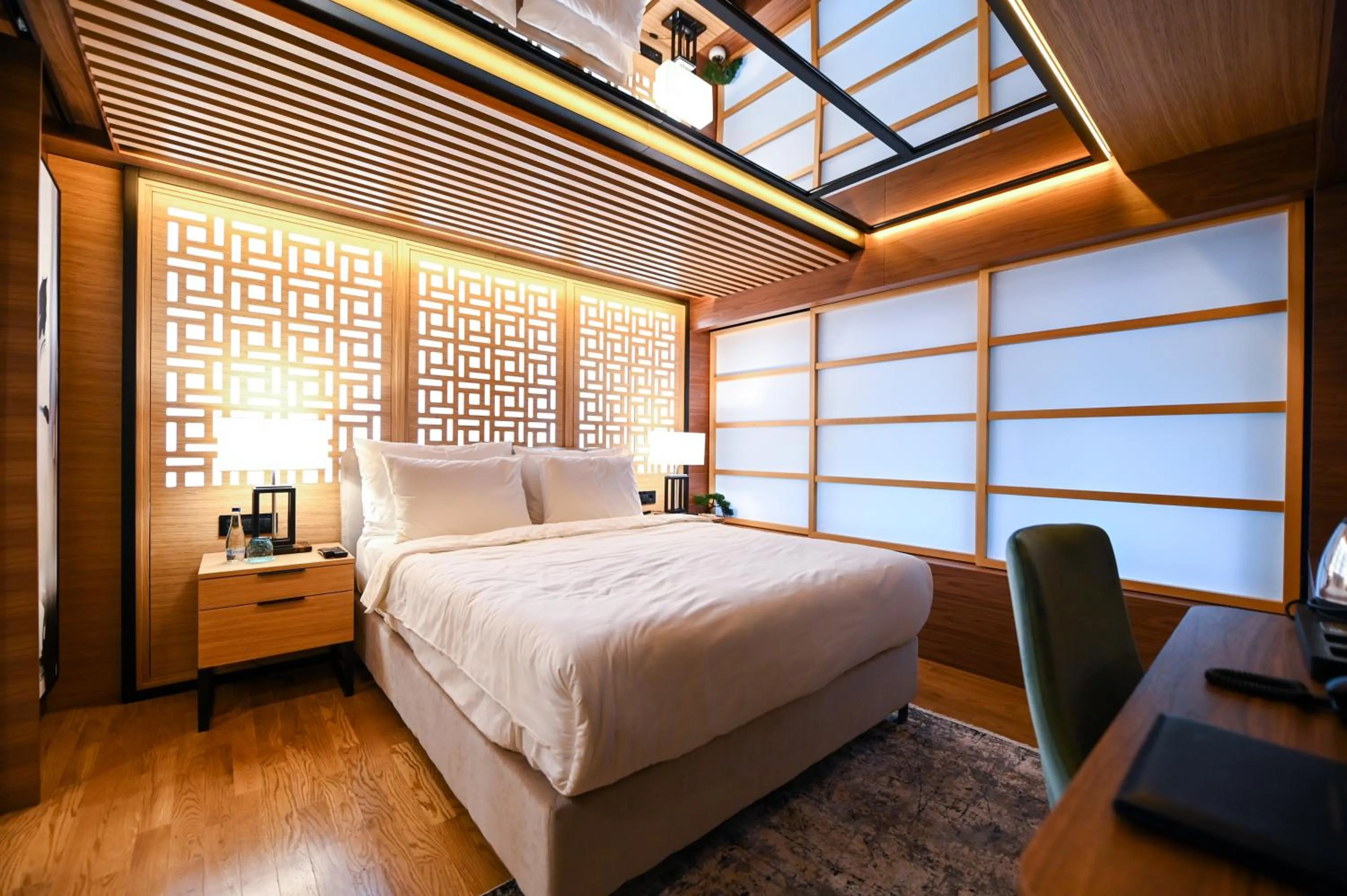 Bed in Hanami Design Hotel