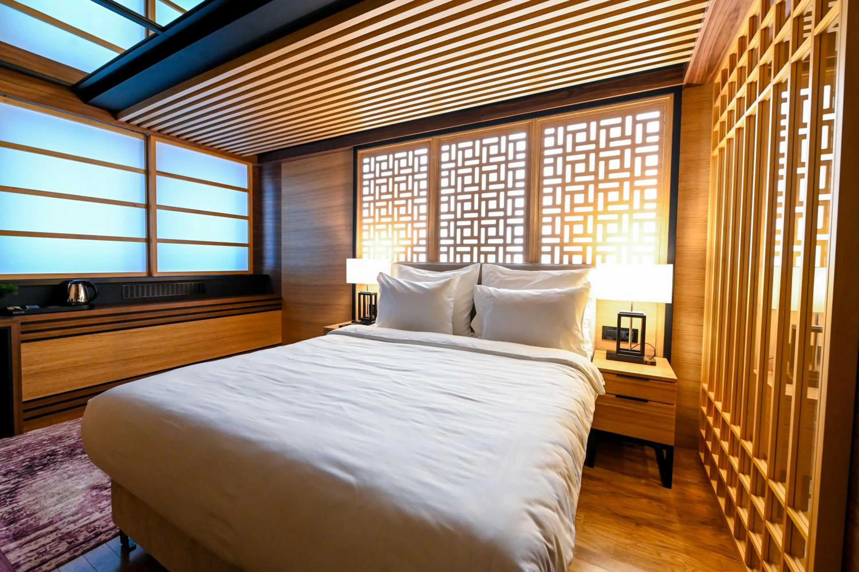 Bed in Hanami Design Hotel