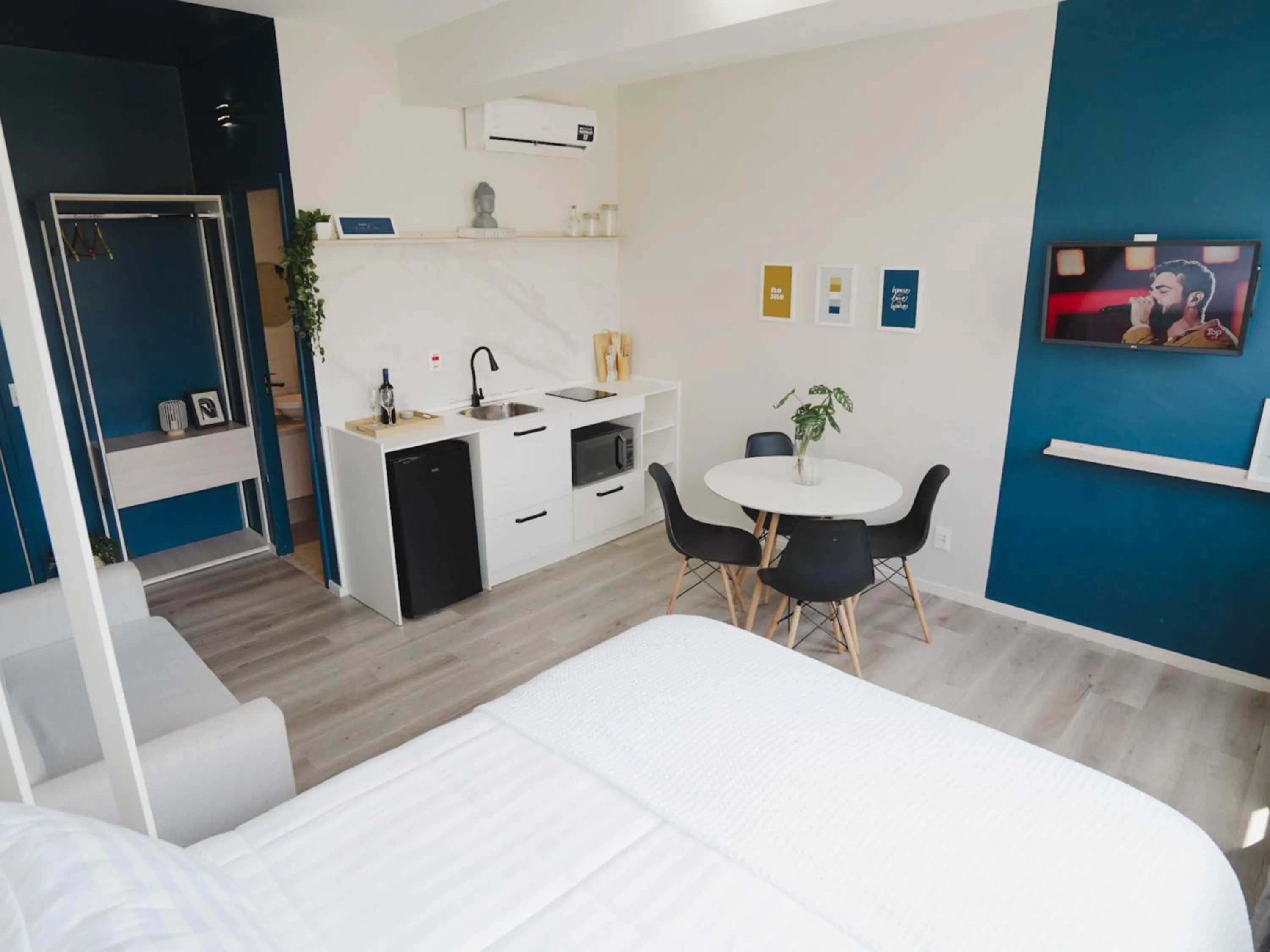 Bed in Apê Metrô Higienópolis Mackenzie