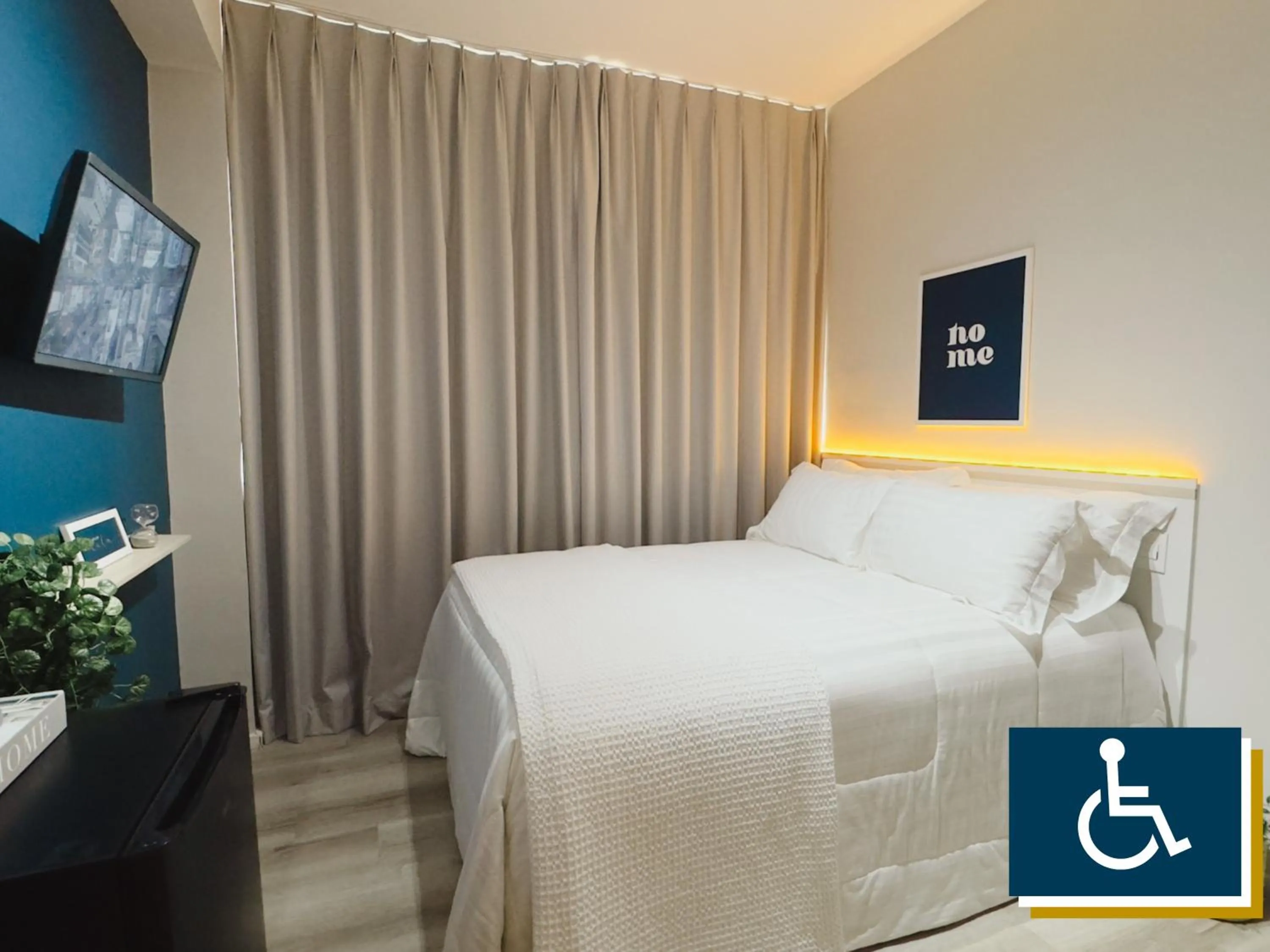 TV and multimedia, Bed in Apê Metrô Higienópolis Mackenzie