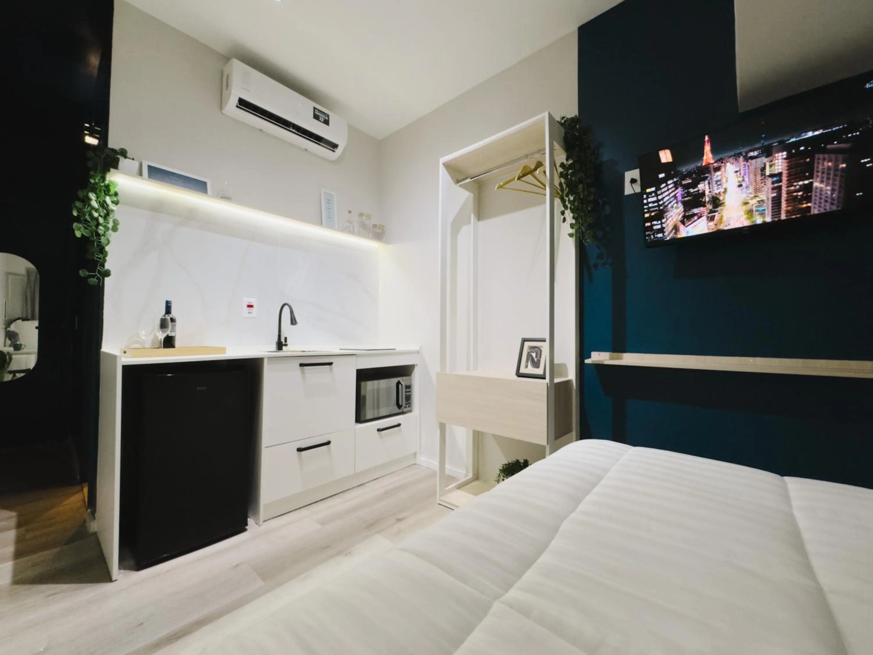 TV and multimedia, Bed in Apê Metrô Higienópolis Mackenzie