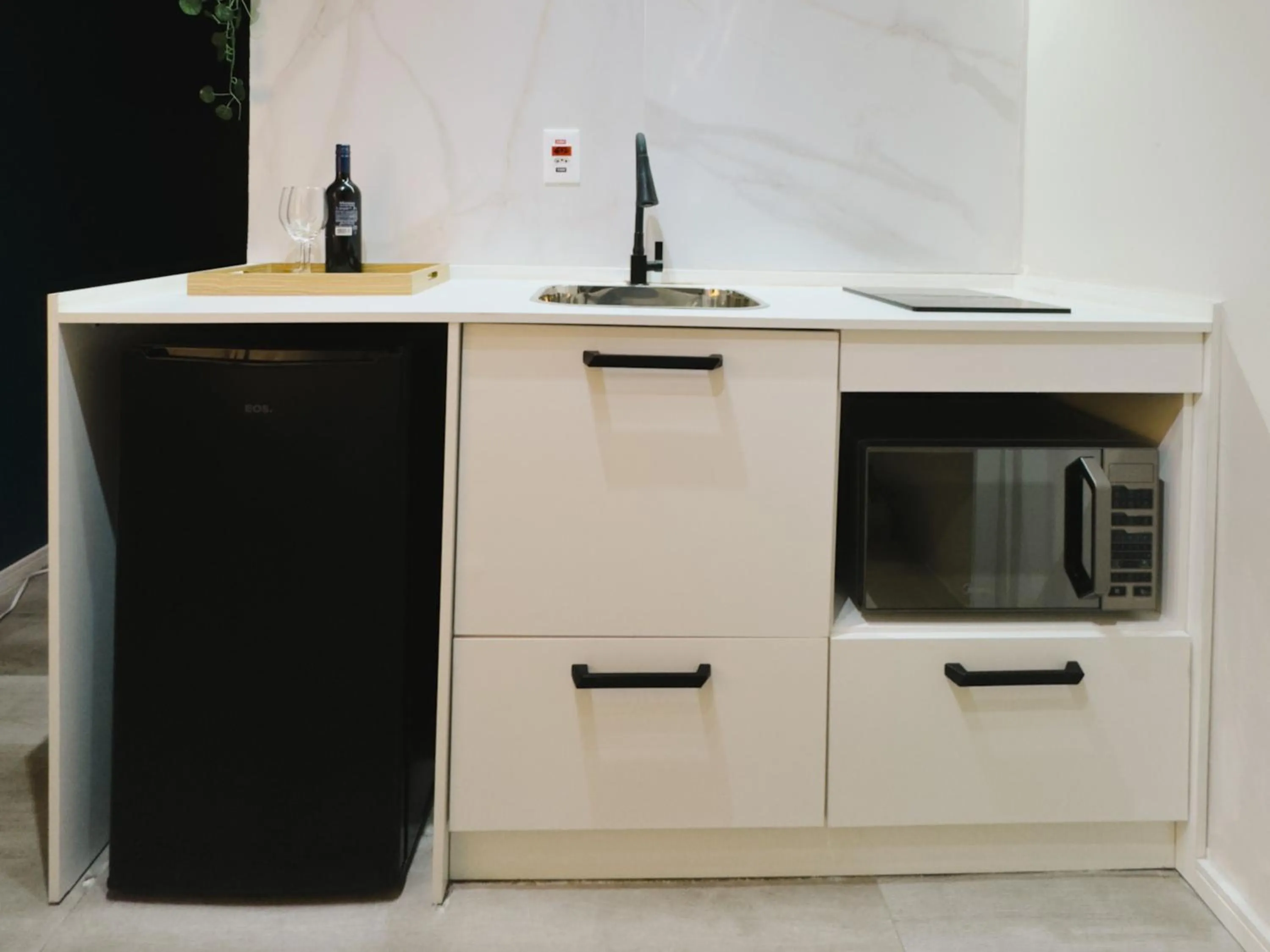 Kitchen or kitchenette in Apê Metrô Higienópolis Mackenzie