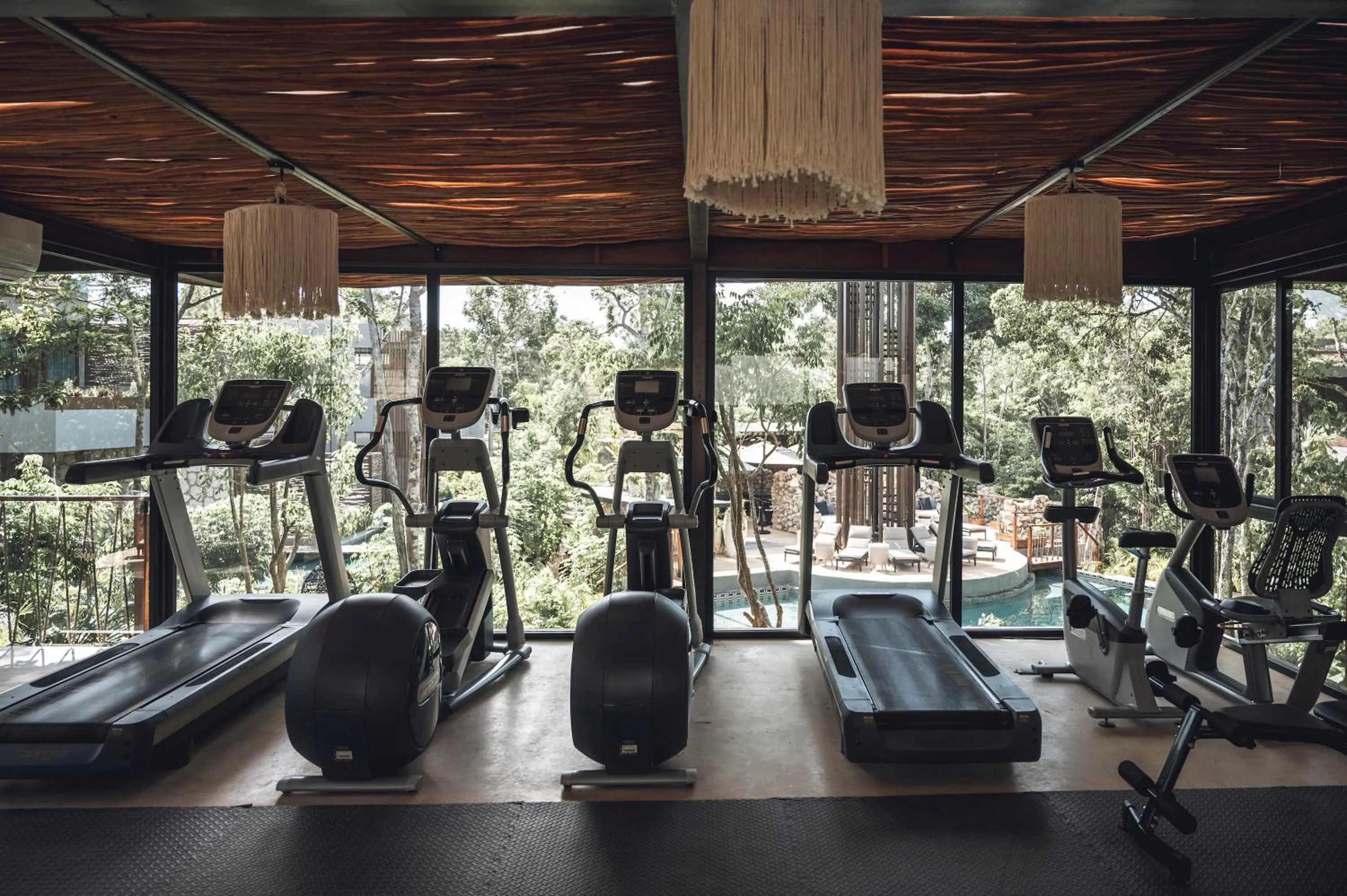 Fitness centre/facilities in Siwa Tulum Unique Hotel & Spa