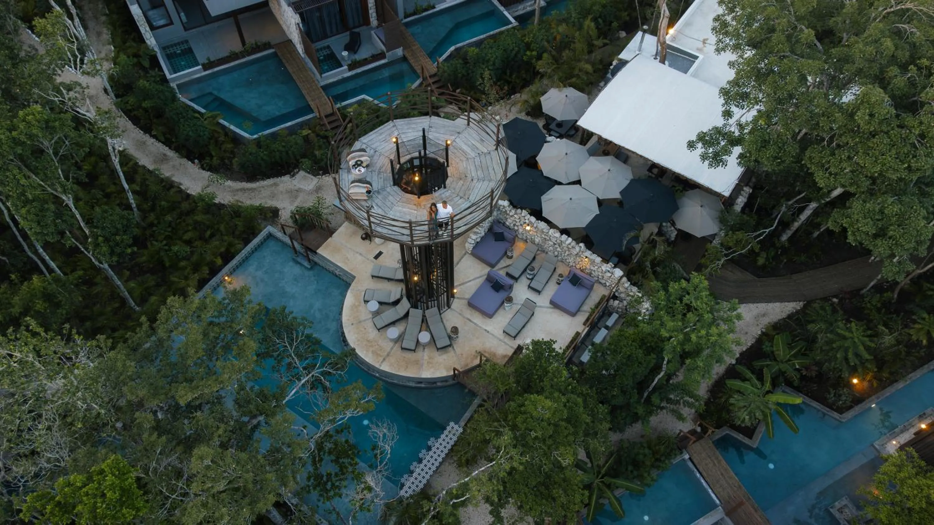 Bird's eye view in Siwa Tulum Unique Hotel & Spa